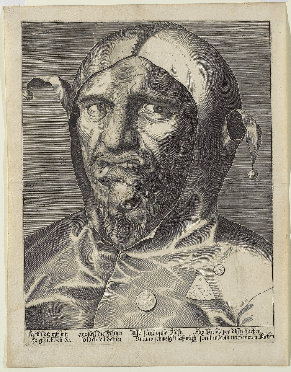 Jesterin suuri pää, n. 1600 tekijältä German School
