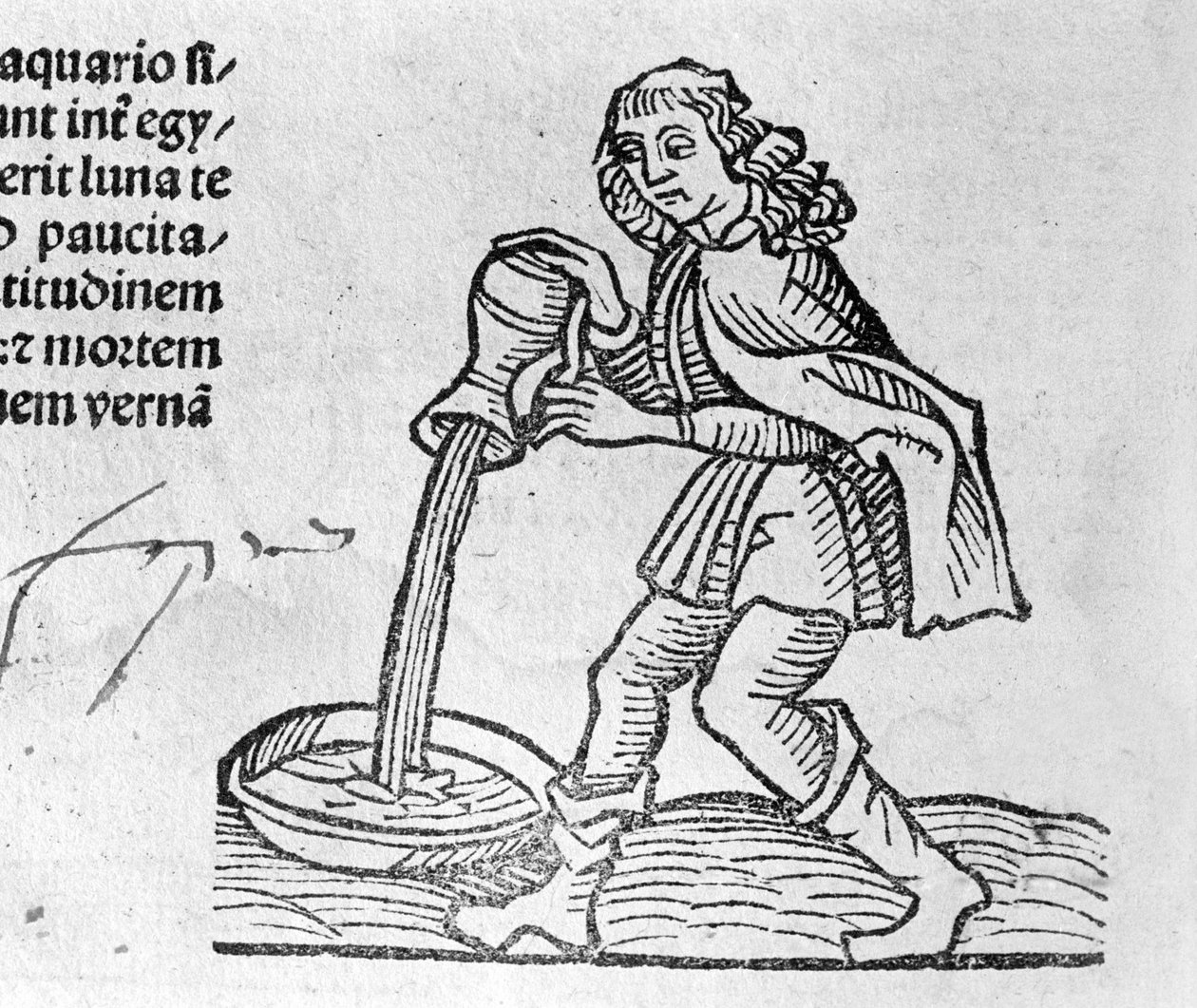 Le Aquarius - Johannes Angeli De Magnisconnectionibue annorum revolutionis et eum pefectionis tutkielmassa. Augsburg, Erhard Ratdolt tekijältä German School
