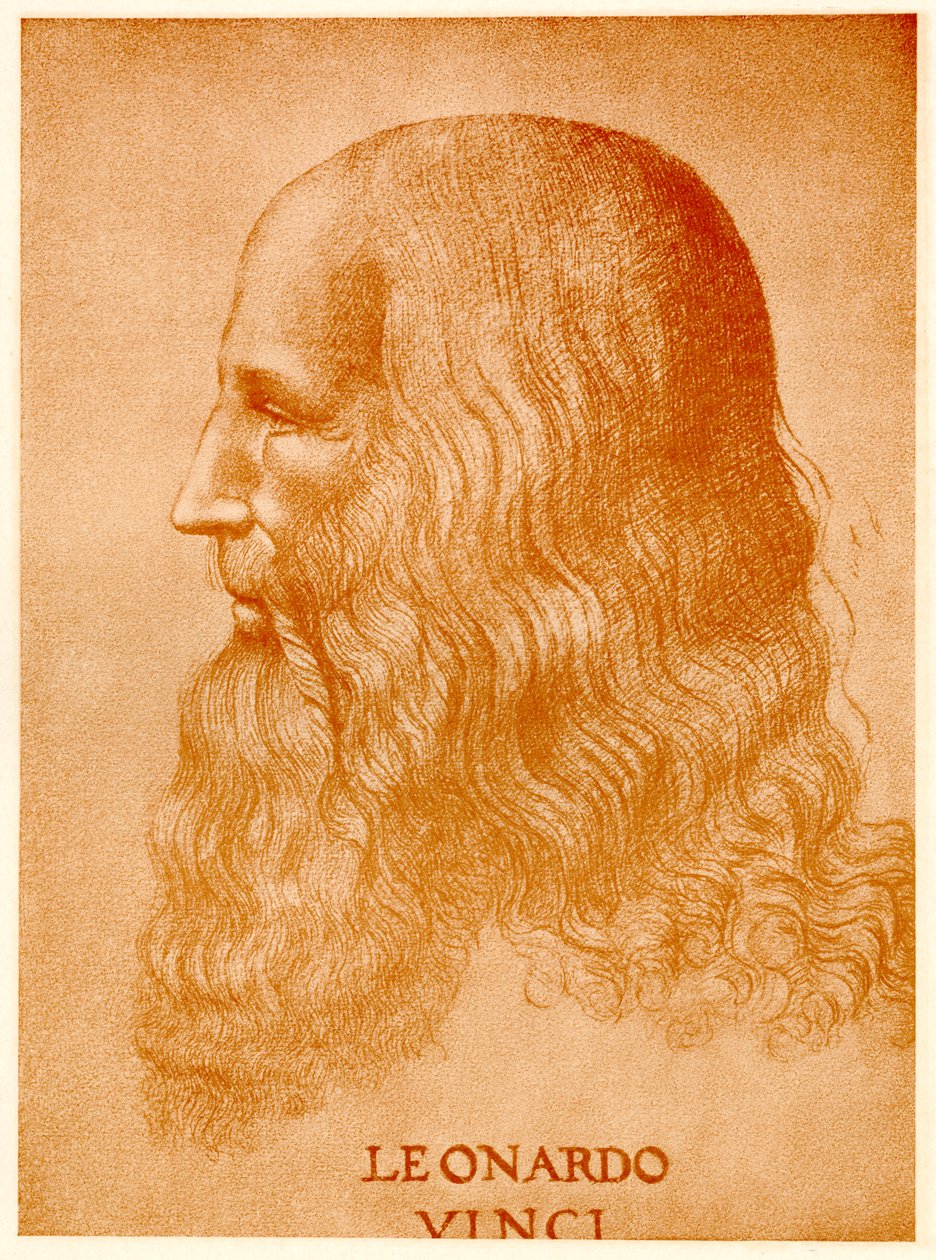 Leonardo da Vinci, 1884-90 (valokuva) tekijältä German School