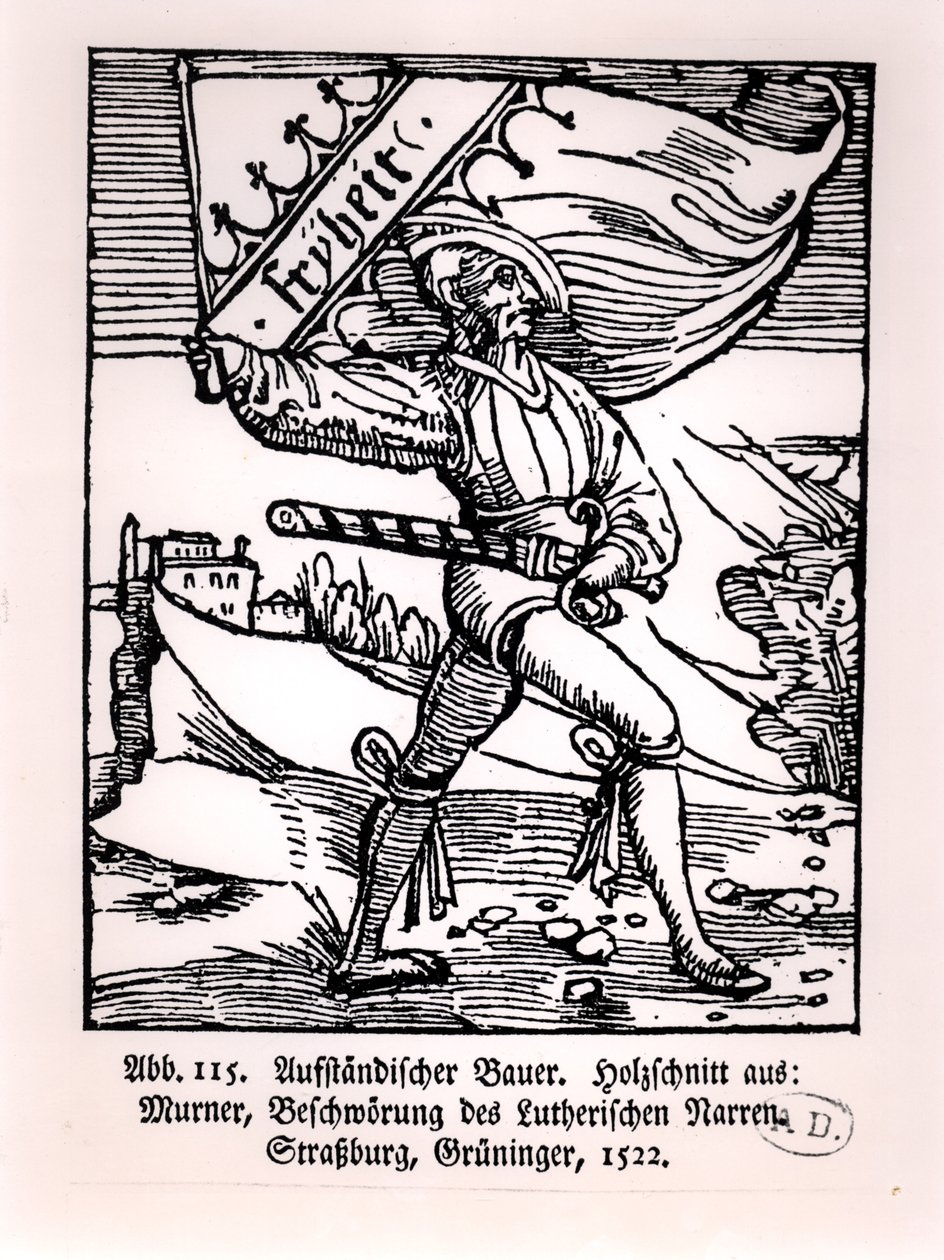 Liberty, kuva talonpoikien kapinasta, 1522 tekijältä German School