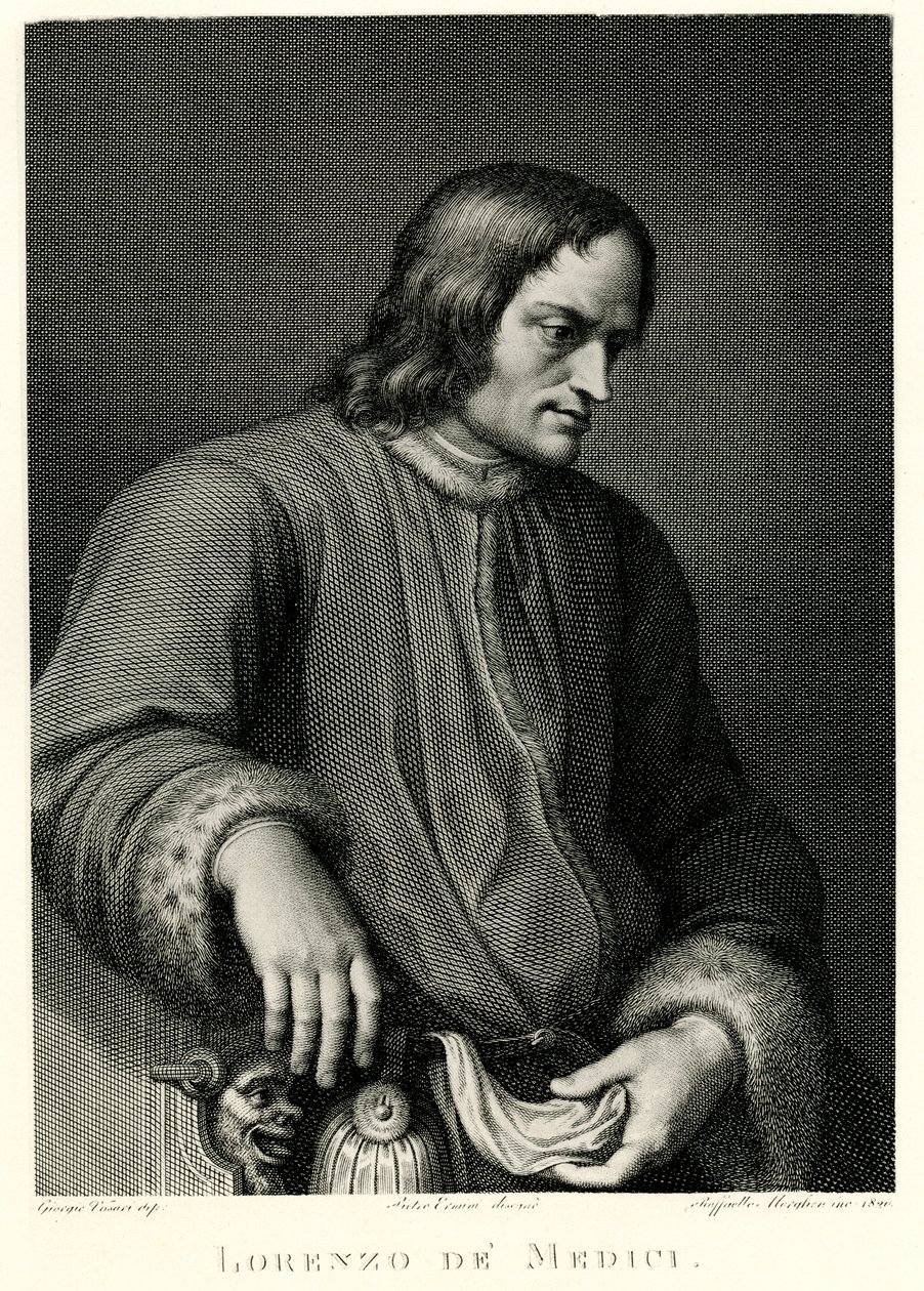 Lorenzo de Medici, 1884-90 (valokuva) tekijältä German School
