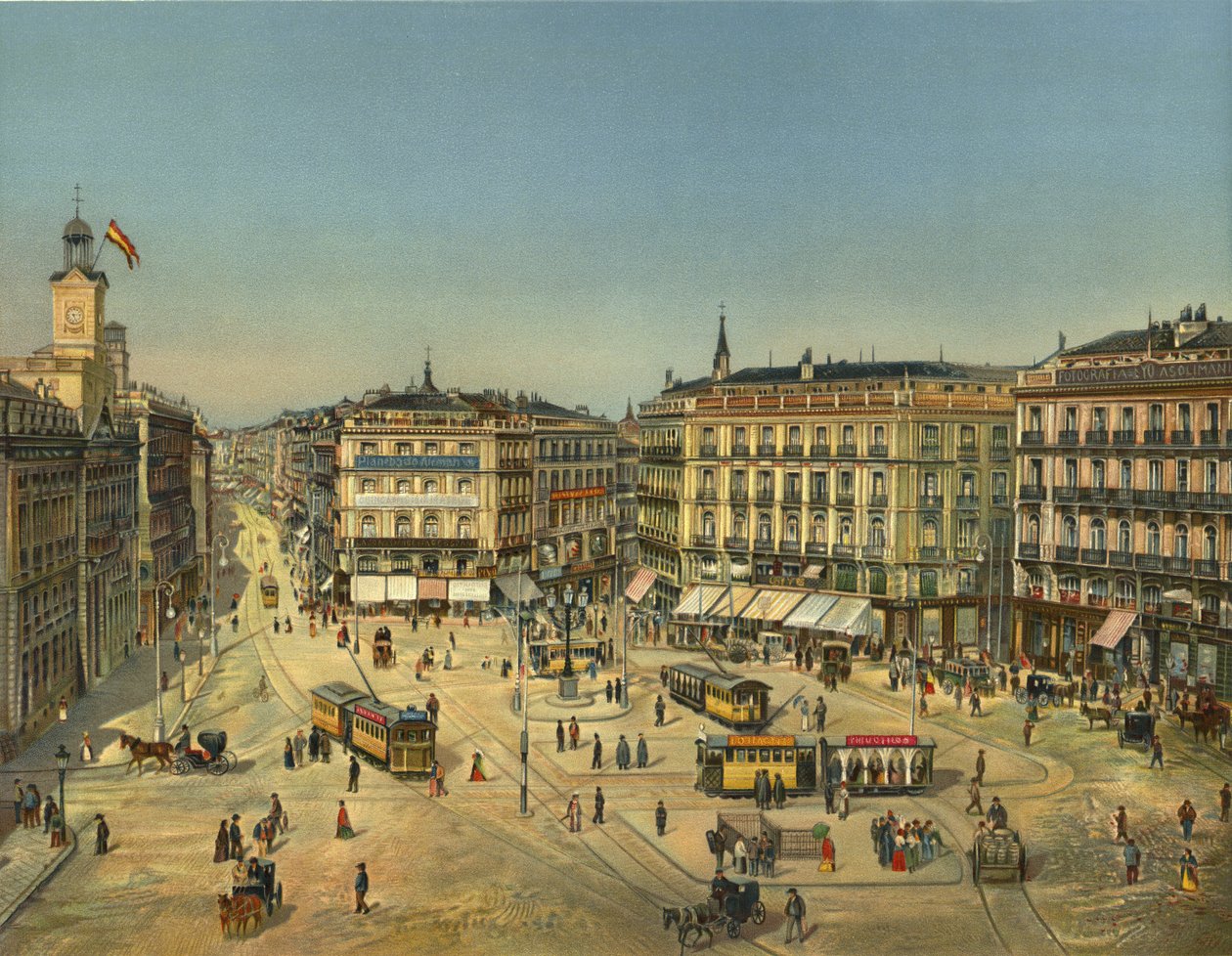 Madrid, Puerta Del Sol (kromoliitti) tekijältä German School