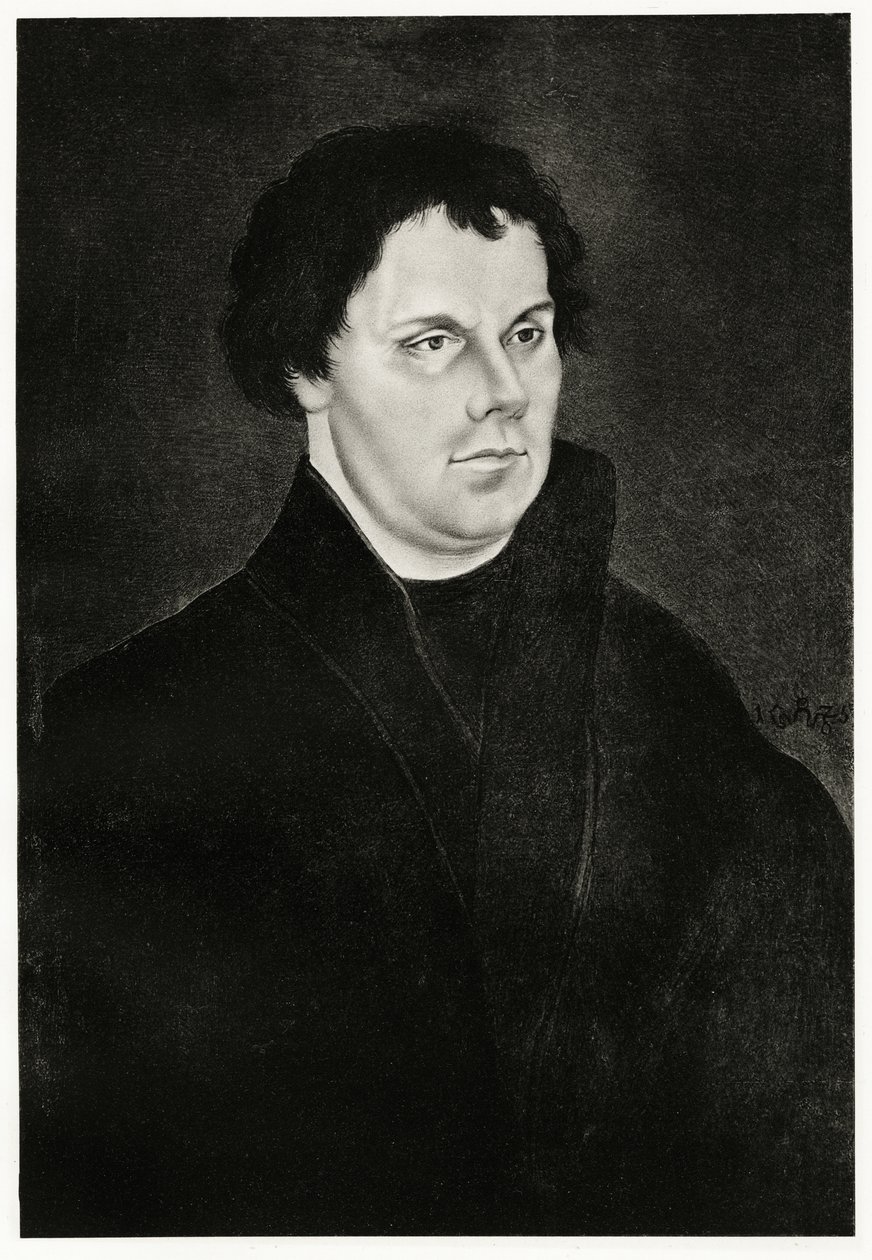 Martin Luther, 1884-90 (valokuva) tekijältä German School