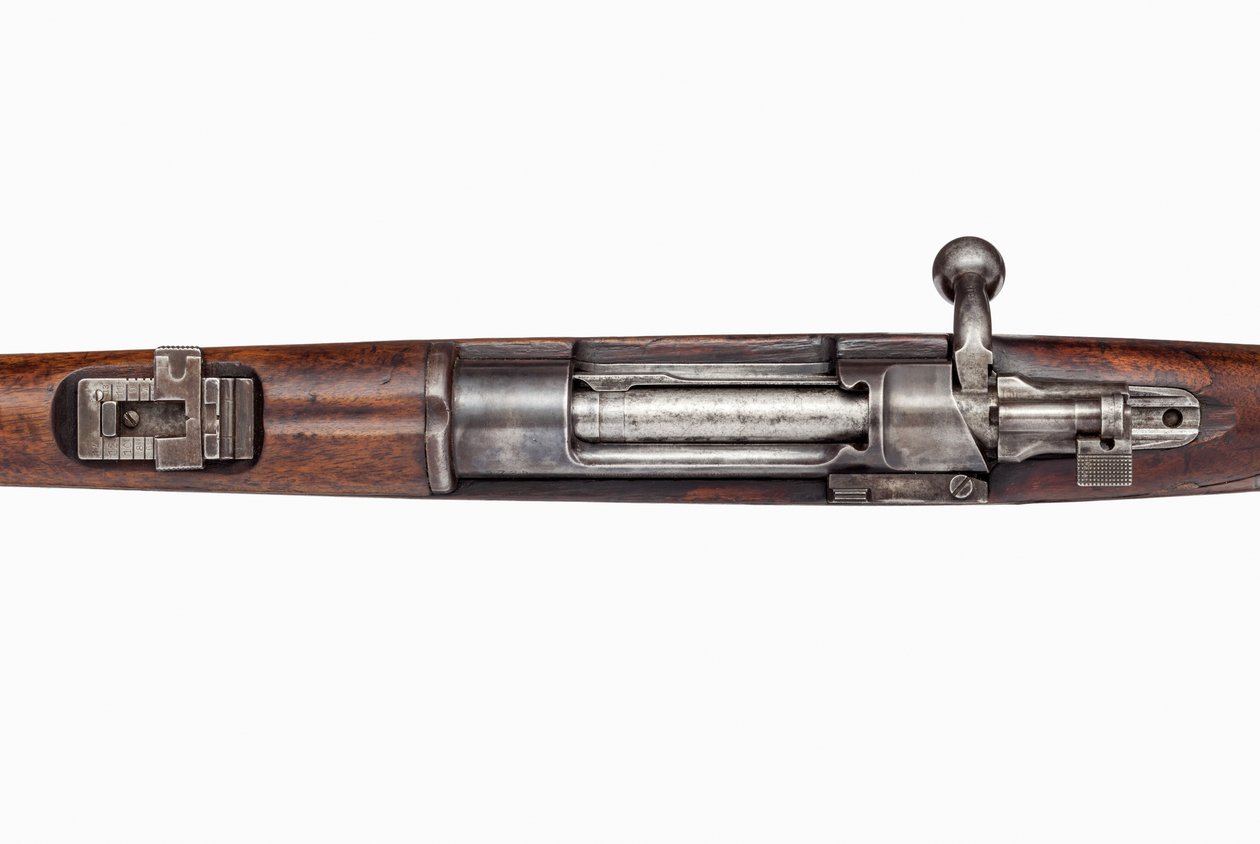 Boer Commandosin käyttämä Mauser 7 mm ratsuväen karabiini tekijältä German School