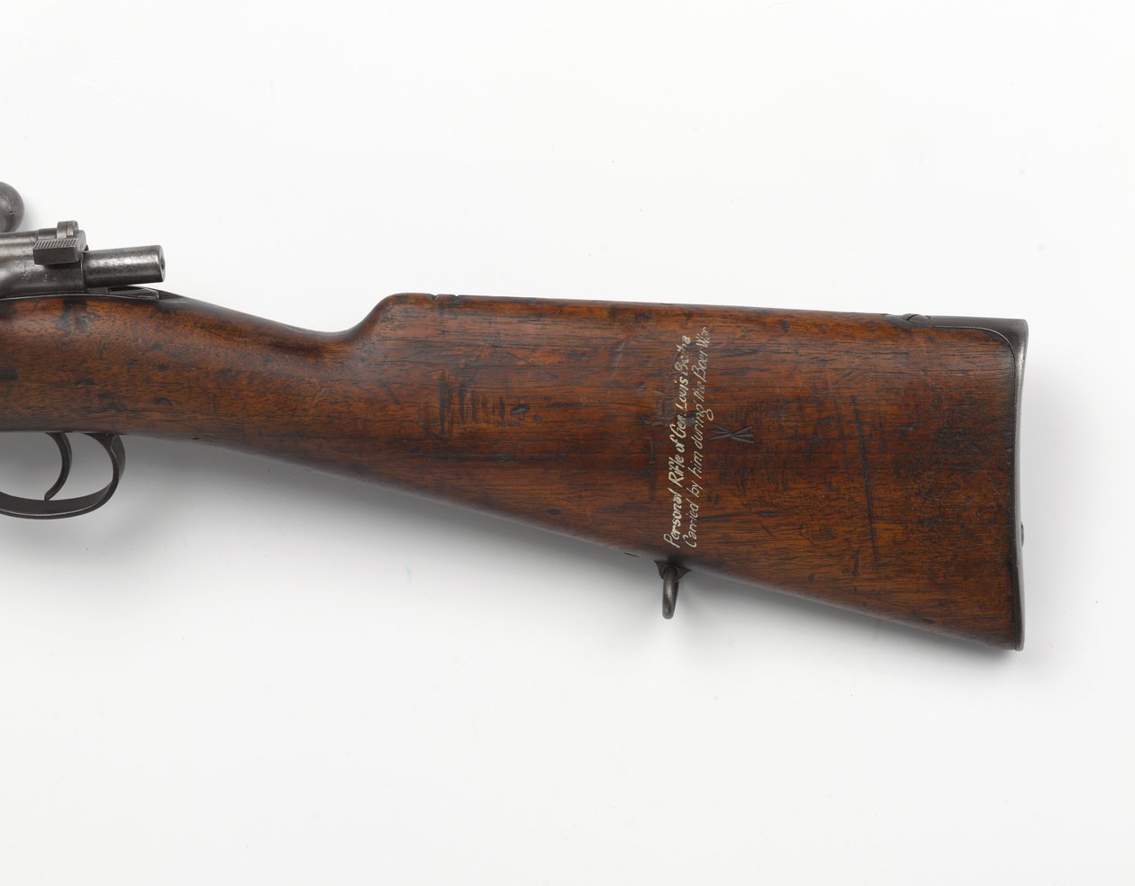 Kenraali Louis Bothan käyttämä Mauser M1896 7,92 mm:n pulttikivääri 1896 tekijältä German School