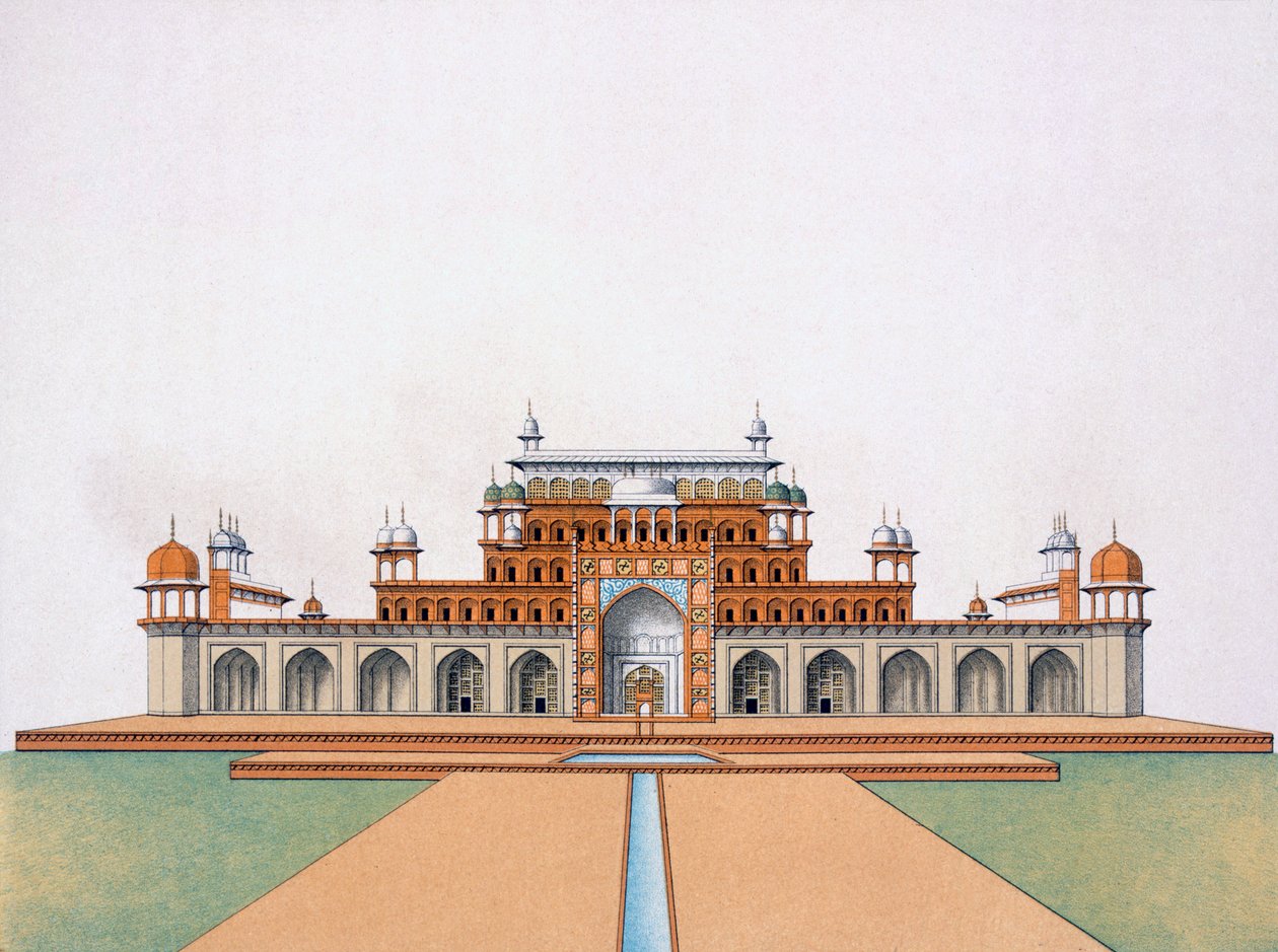 Akbar Suuren mausoleumi Sekandrassa tekijältä German School