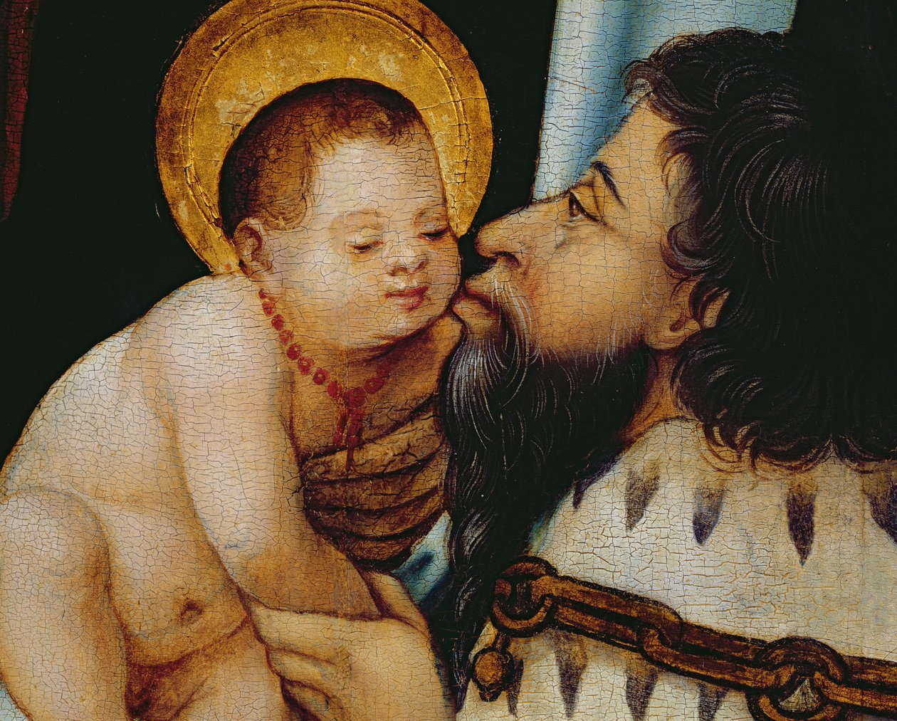 Melchior suutelee Jeesus-vauvaa tekijältä German School