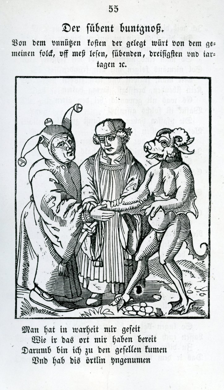 Minister, Fool and Devil julkaisusta Das Kloster, vol. 10, 1845-1849 tekijältä German School