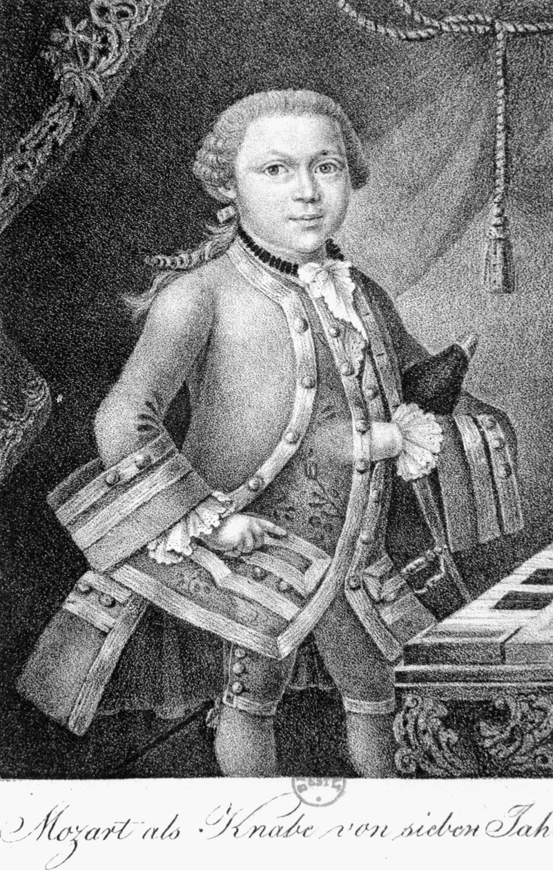 Mozart 7-vuotiaana poikana tekijältä German School