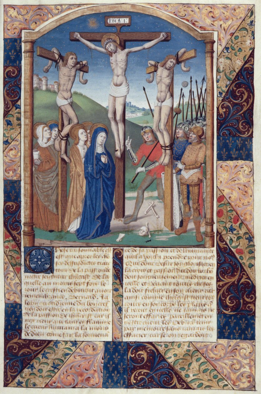 Ms Hunter 36 Ristiinnaulitseminen, Vita Christi, Ludolf of Saxony, n. 1300-7778 tekijältä German School