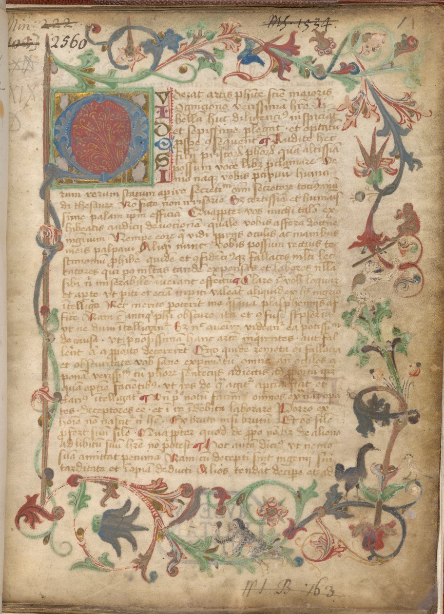 Ms Sloane 2560, f.1 Alchemical Treatisesista, 1400-luvun loppu (vellum) tekijältä German School