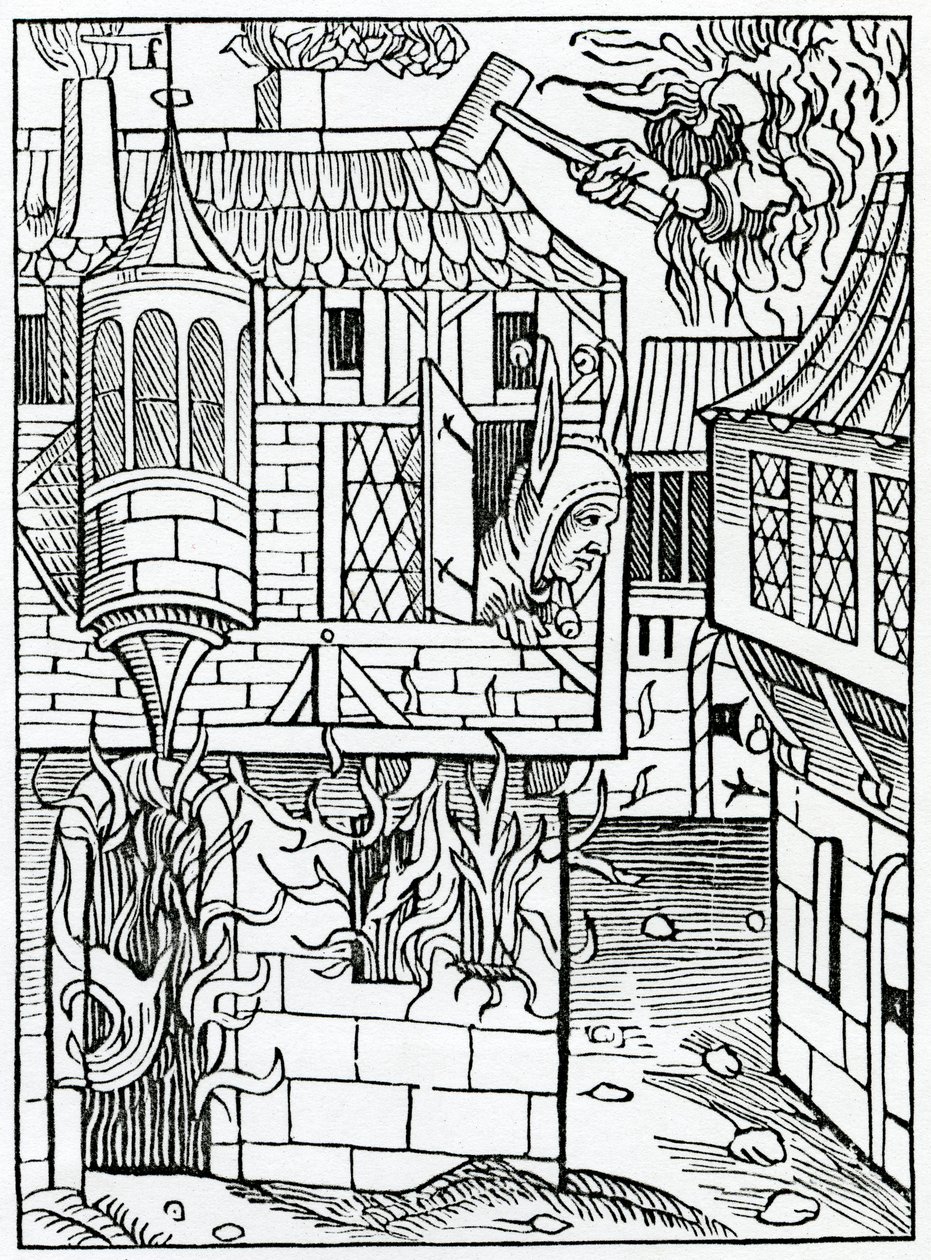 Bostynge- tai hauynge-luottamuksesta onneen, esimerkki Alexander Barclayn englanninkielisestä käännöksestä "The Ship of Fools", vuonna 1874 julkaistusta painoksesta tekijältä German School