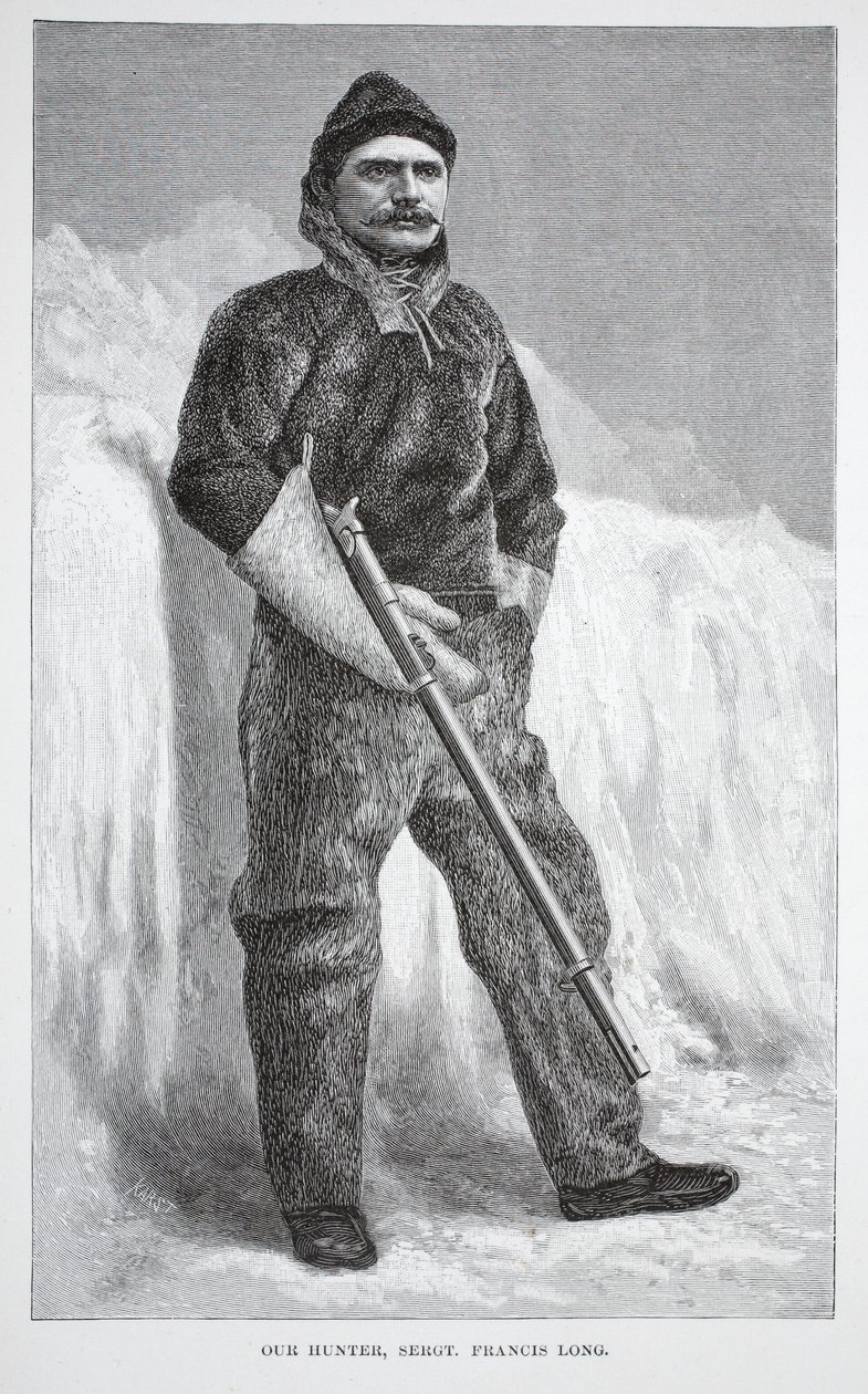 Metsästäjämme, kersantti Francis Long, pubi. Lontoo 1886 tekijältä German School