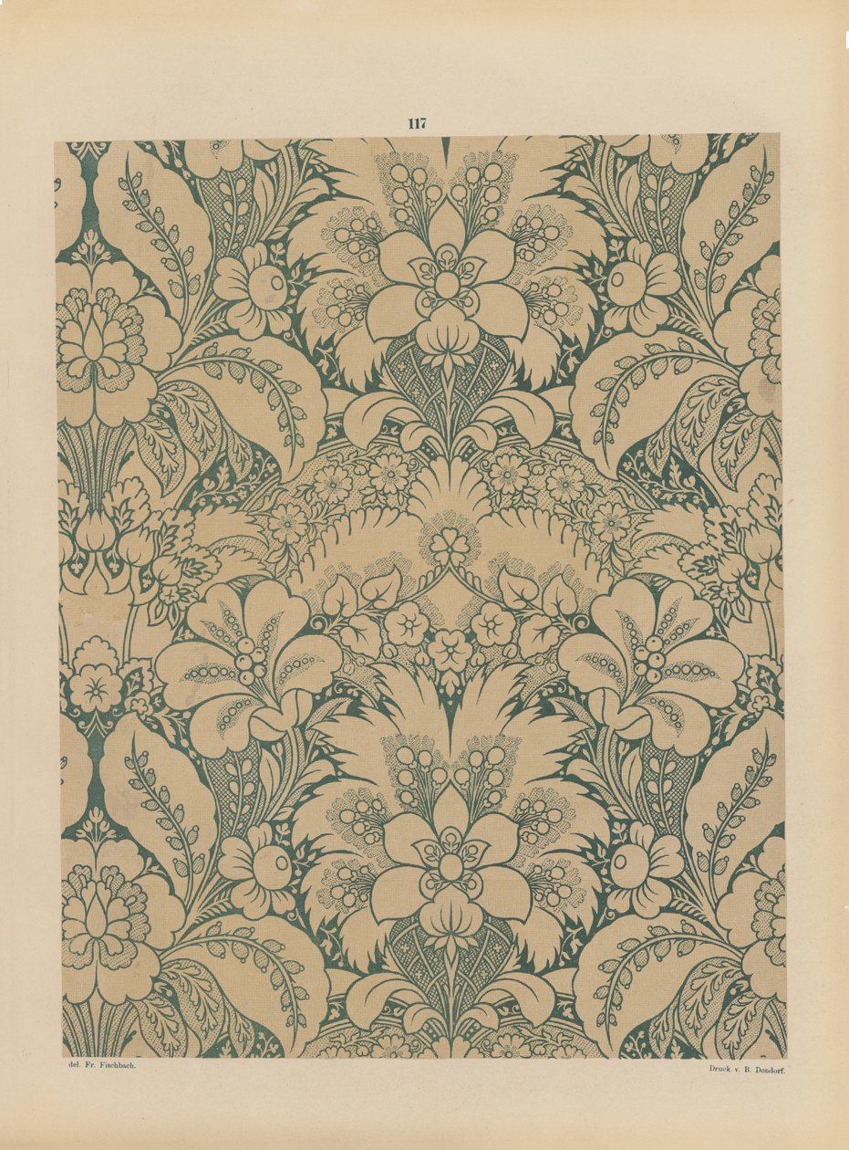 Sivu alkaen Ornamente de Gewebe tekijältä German School