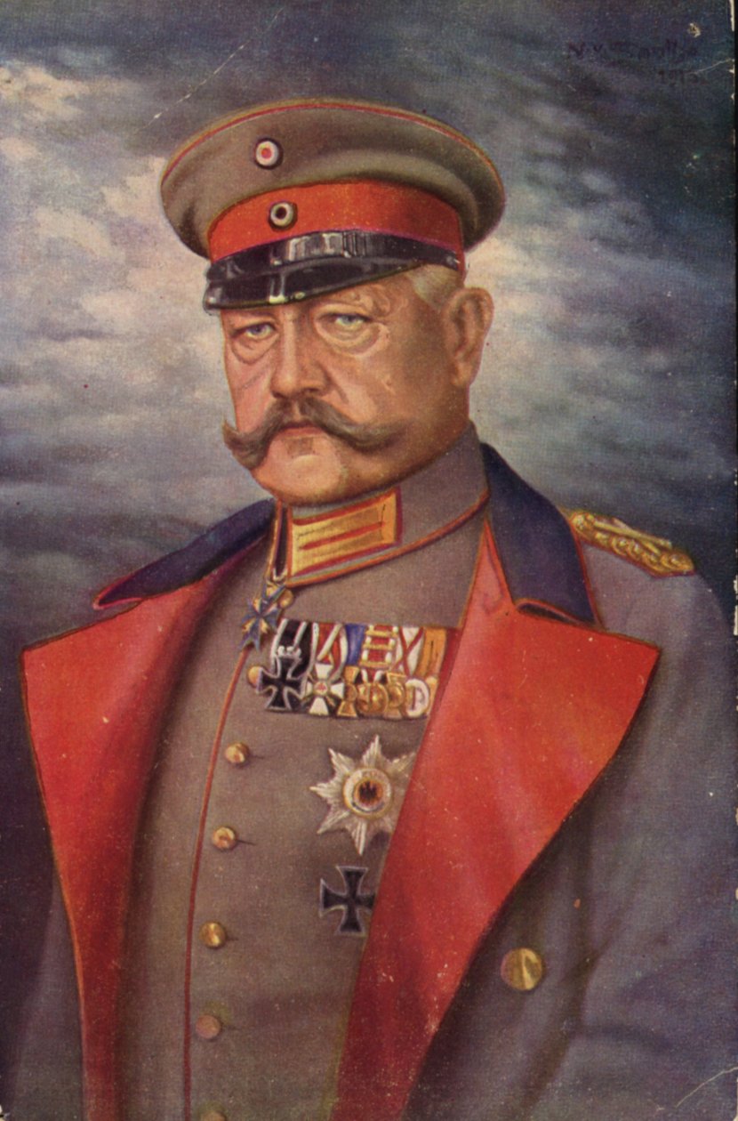 Paul von Hindenburg (värilitografia) tekijältä German School