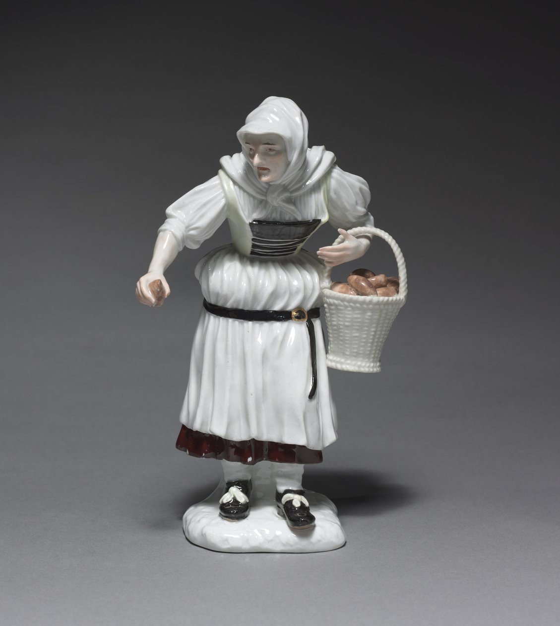 Talonpoikanainen, valmistaja Meissen Posliinitehdas, Saksa, malli Johann Joachim Kändler tekijältä German School