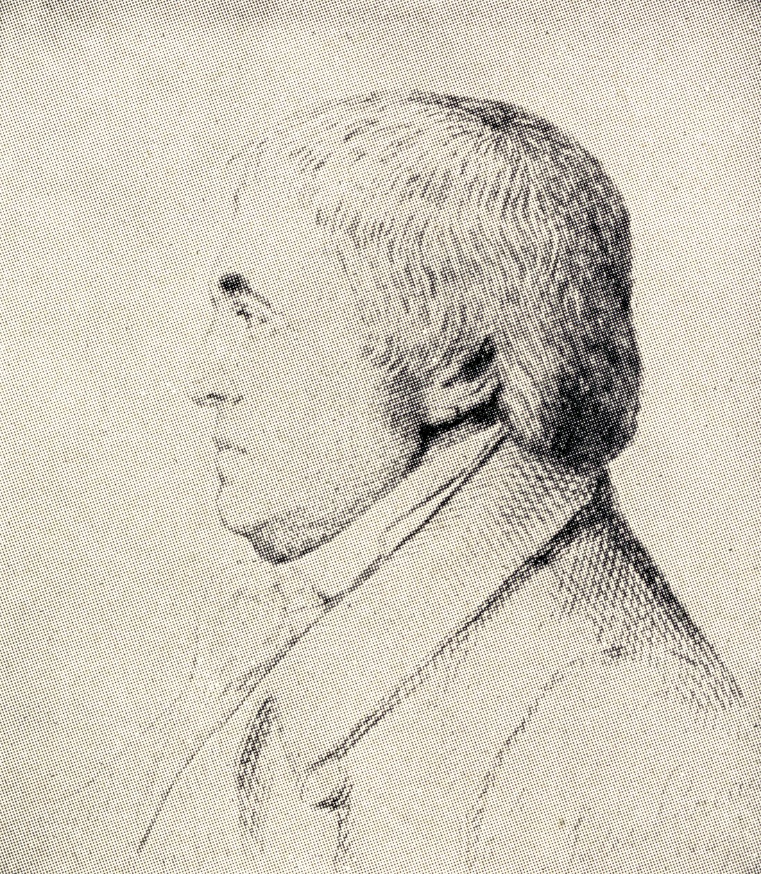 Franz Anton Mesmerin (1734-1815) saksalaisen lääkärin muotokuva tekijältä German School