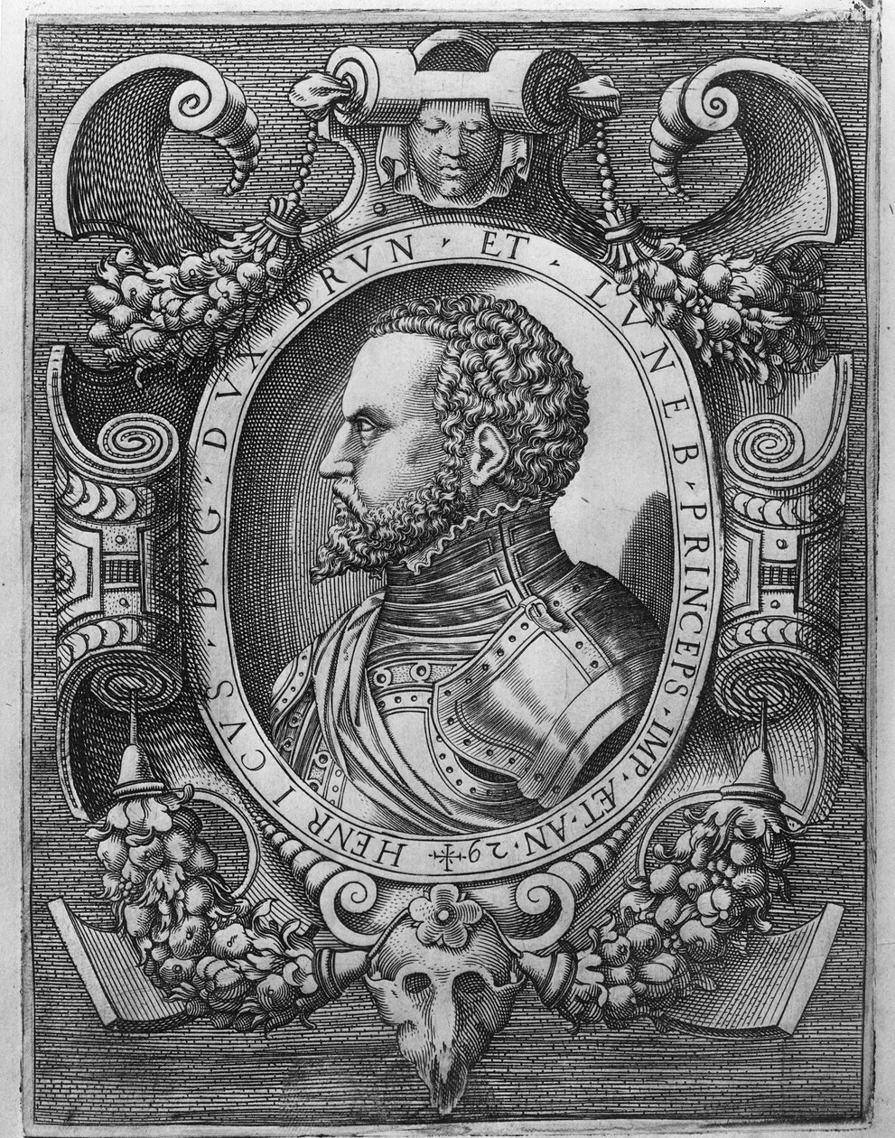 Henry Nuoremman (1489-1568), Brunswickin ja Luneburgin herttuan muotokuva, 1529 tekijältä German School