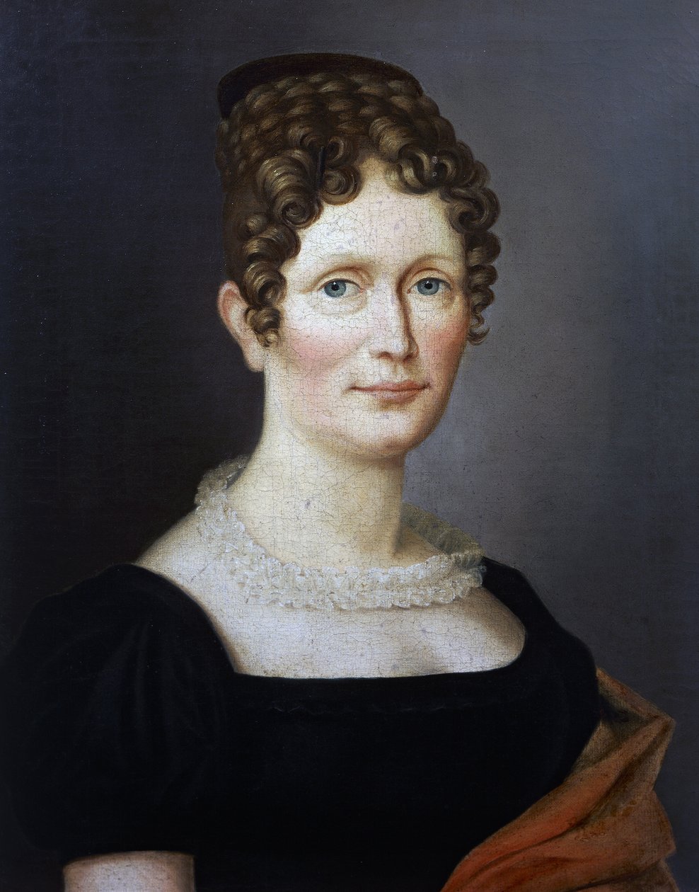 Johanna Christiane Schumannin (1767-1836), saksalaisen säveltäjän Robert Schumannin (1810-1856) äidin muotokuva, tuntemattoman taiteilijan 1800-luvun alun maalaus tekijältä German School