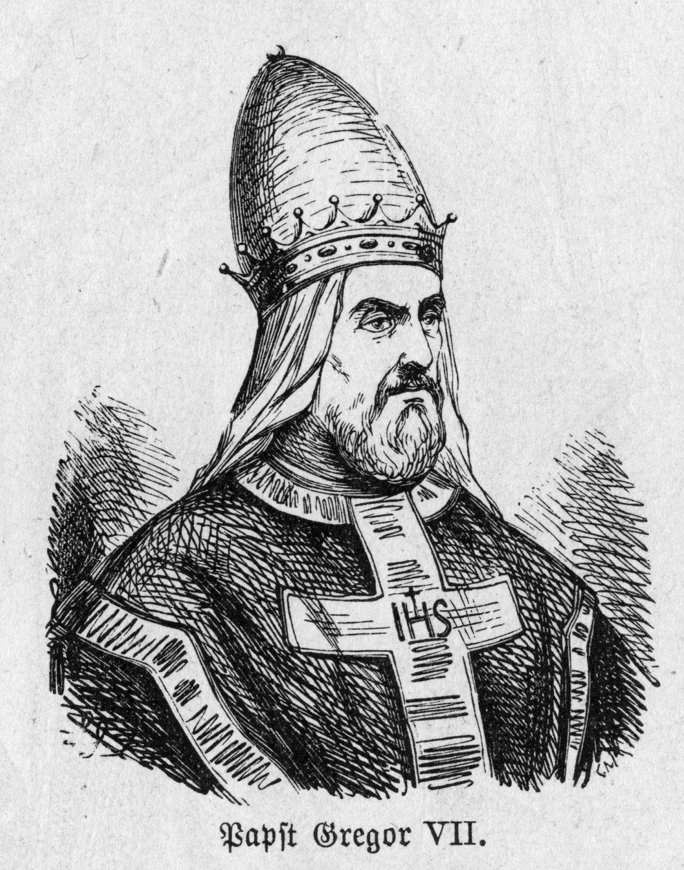 Paavi Gregoire VII:n muotokuva (Hildebrand tekijältä German School