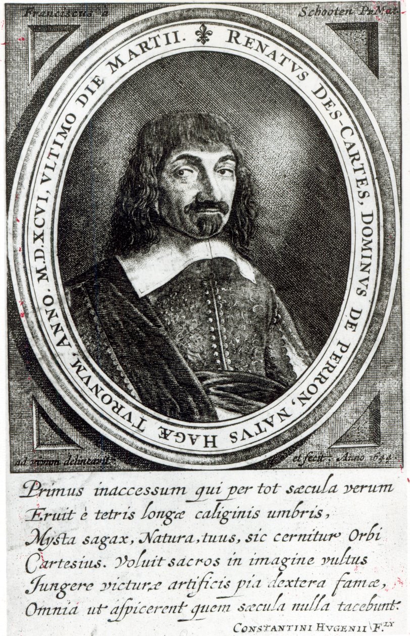 Rene Descartesin muotokuva, 1644 tekijältä German School