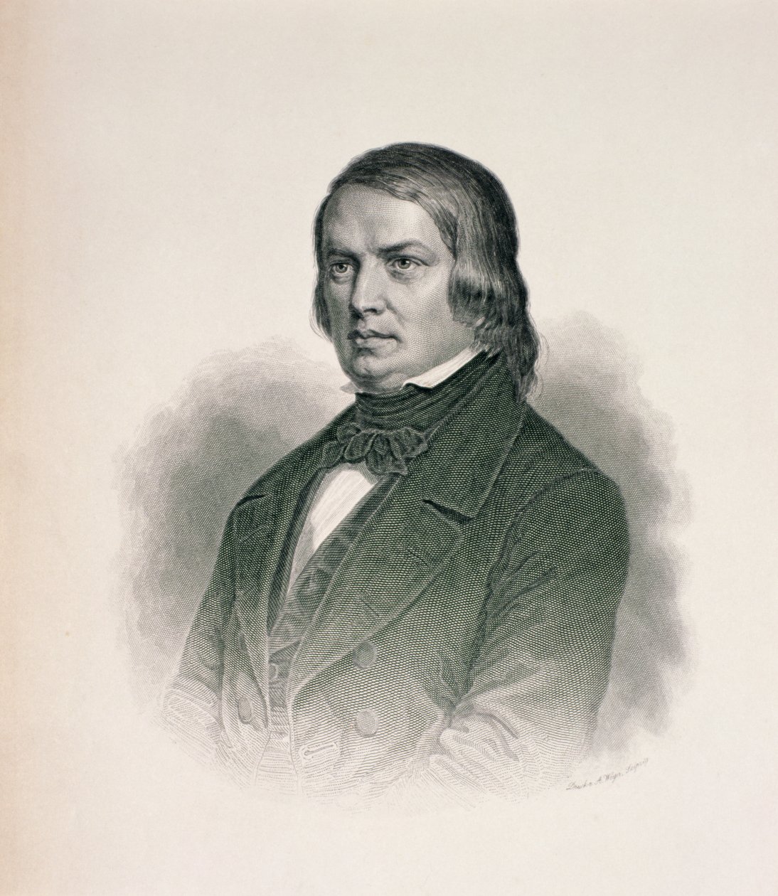 Robert Schumannin (1810-56) muotokuva tekijältä German School