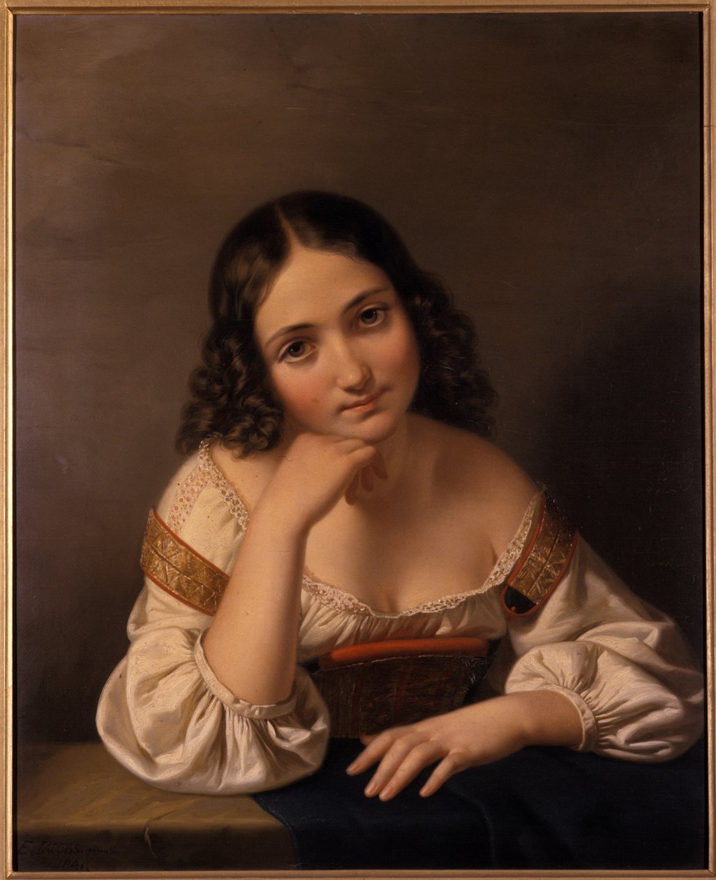 Nuoren naisen muotokuva, 1801-1900 tekijältä German School