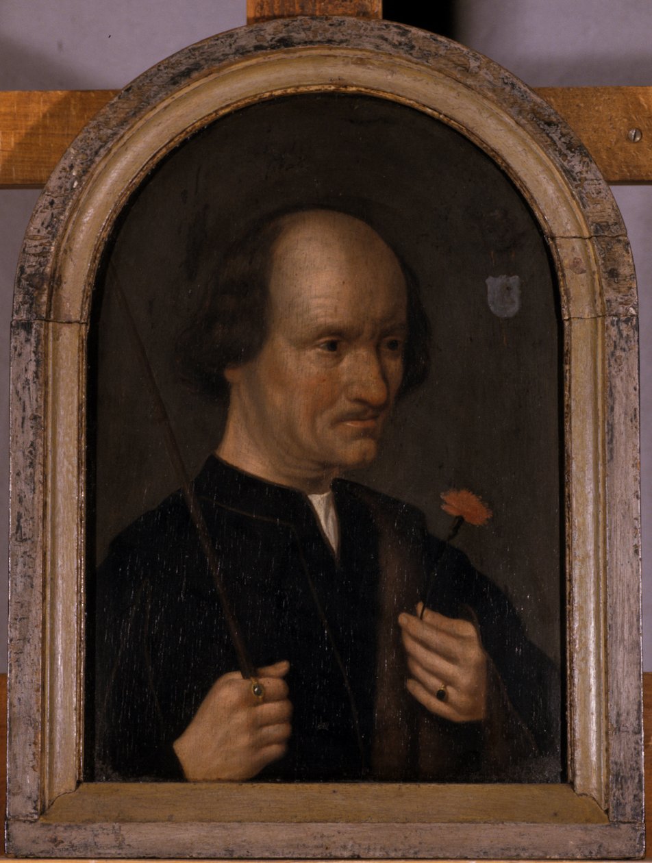 Muotokuva vanhasta parrattomasta miehestä, 1501-1600 tekijältä German School