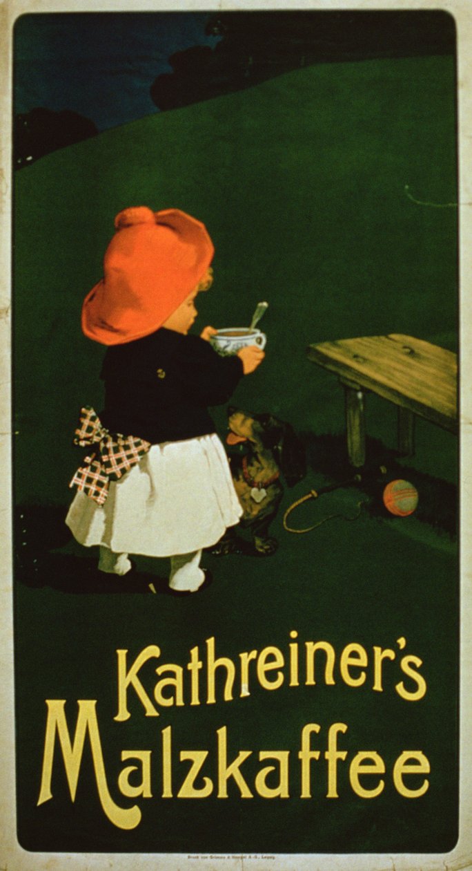Kathreiners Malt Coffeen julistemainonta tekijältä German School