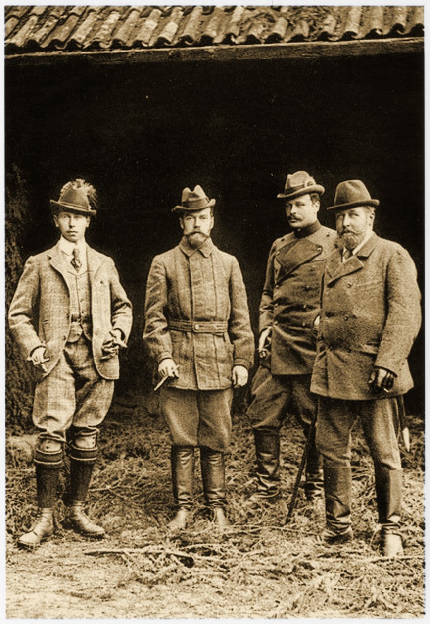 Prinssi Alfred, tsaari Nikolai II ja Ernst Ludwig tekijältä German School