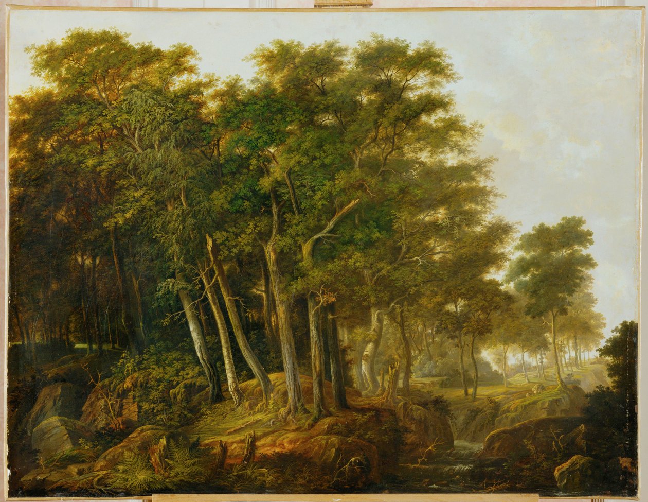 Todennäköisesti Carl Friedrich Lessing ... (maalaus kankaalle) tekijältä German School