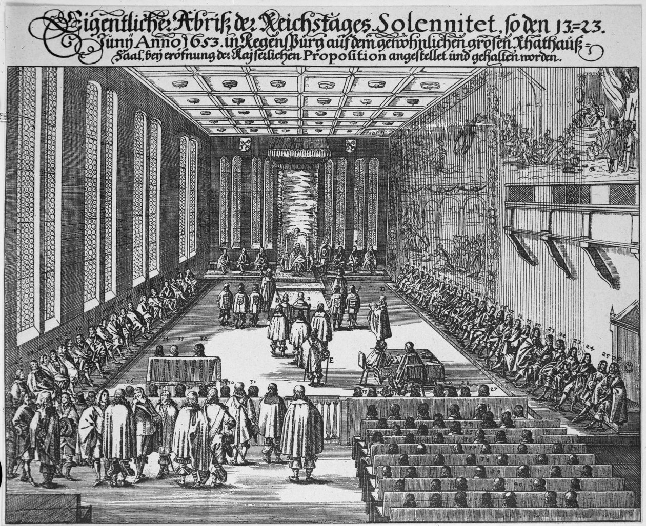 Regensburgin Reichstag suuressa valtuustosalissa, Regensburgissa tekijältä German School
