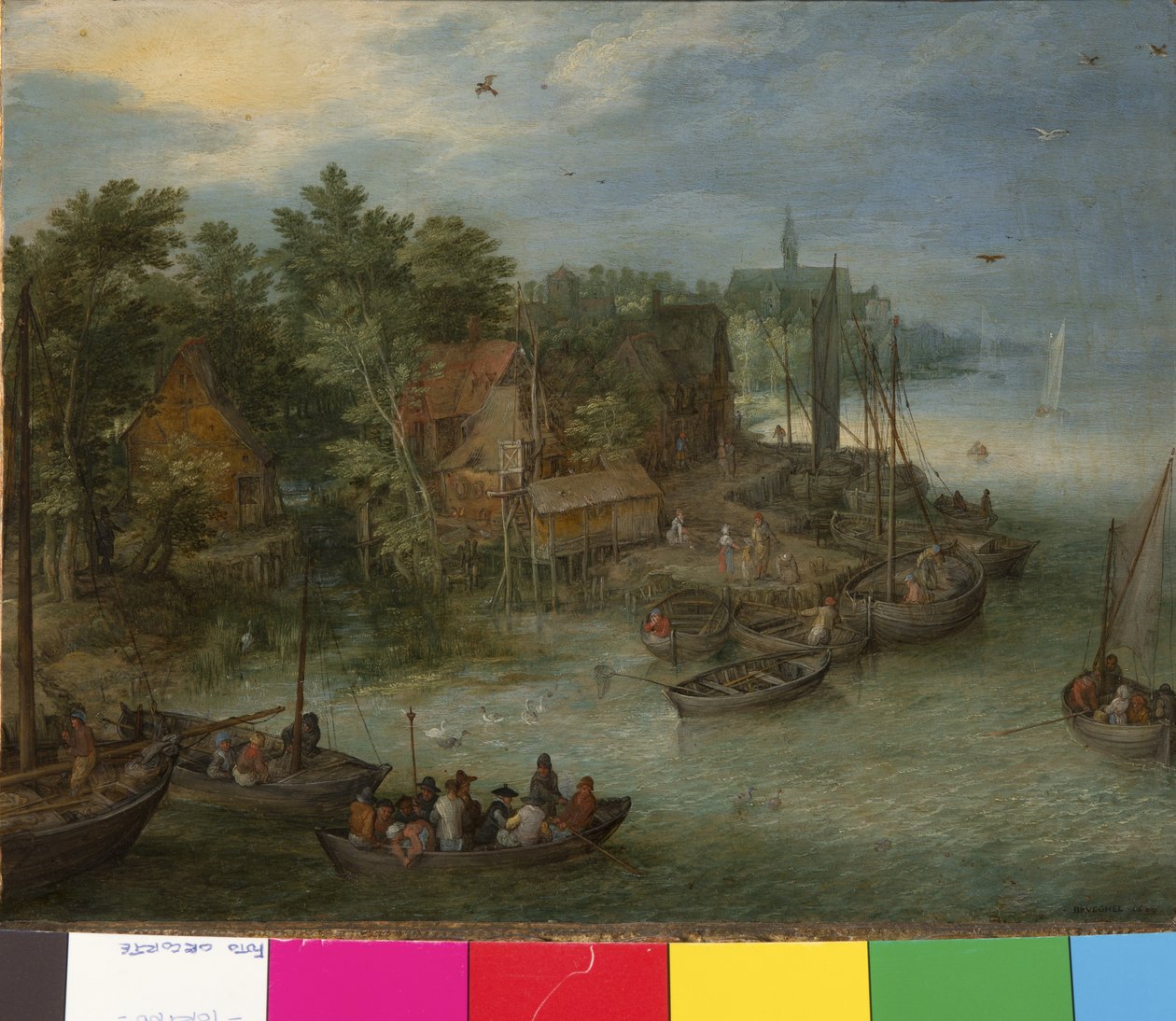 Jokimaisema laskeutumalla, 1603 tekijältä German School