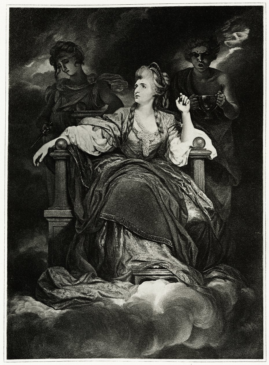 Sarah Siddons, 1884-90 (valokuva) tekijältä German School