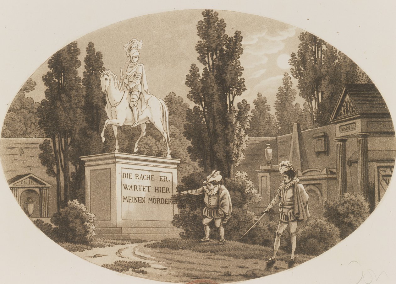 Kohtaus Wolfgang Amadeus Mozartin Don Giovannista tekijältä German School