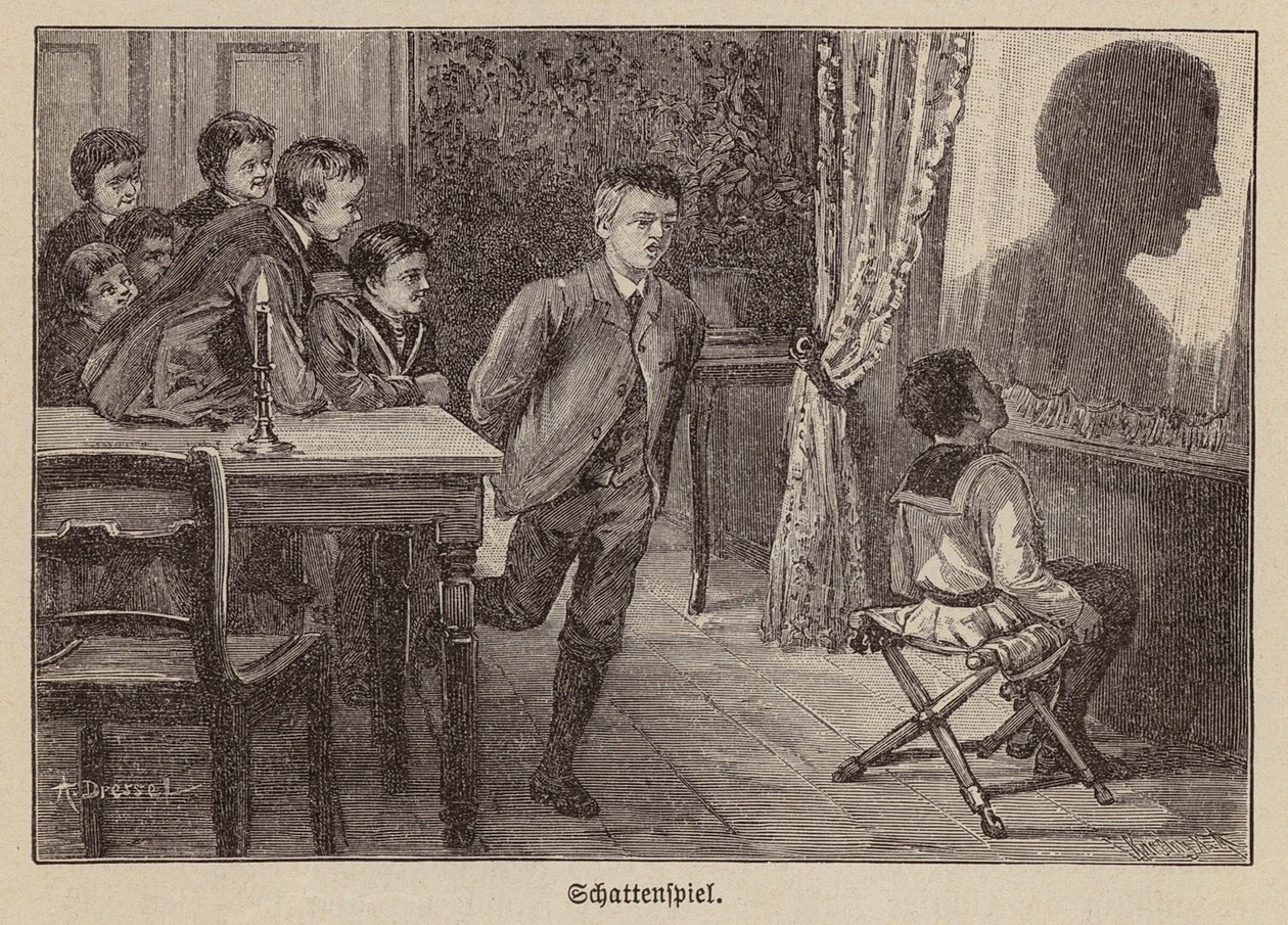 Varjopeli (kaiverrus) tekijältä German School