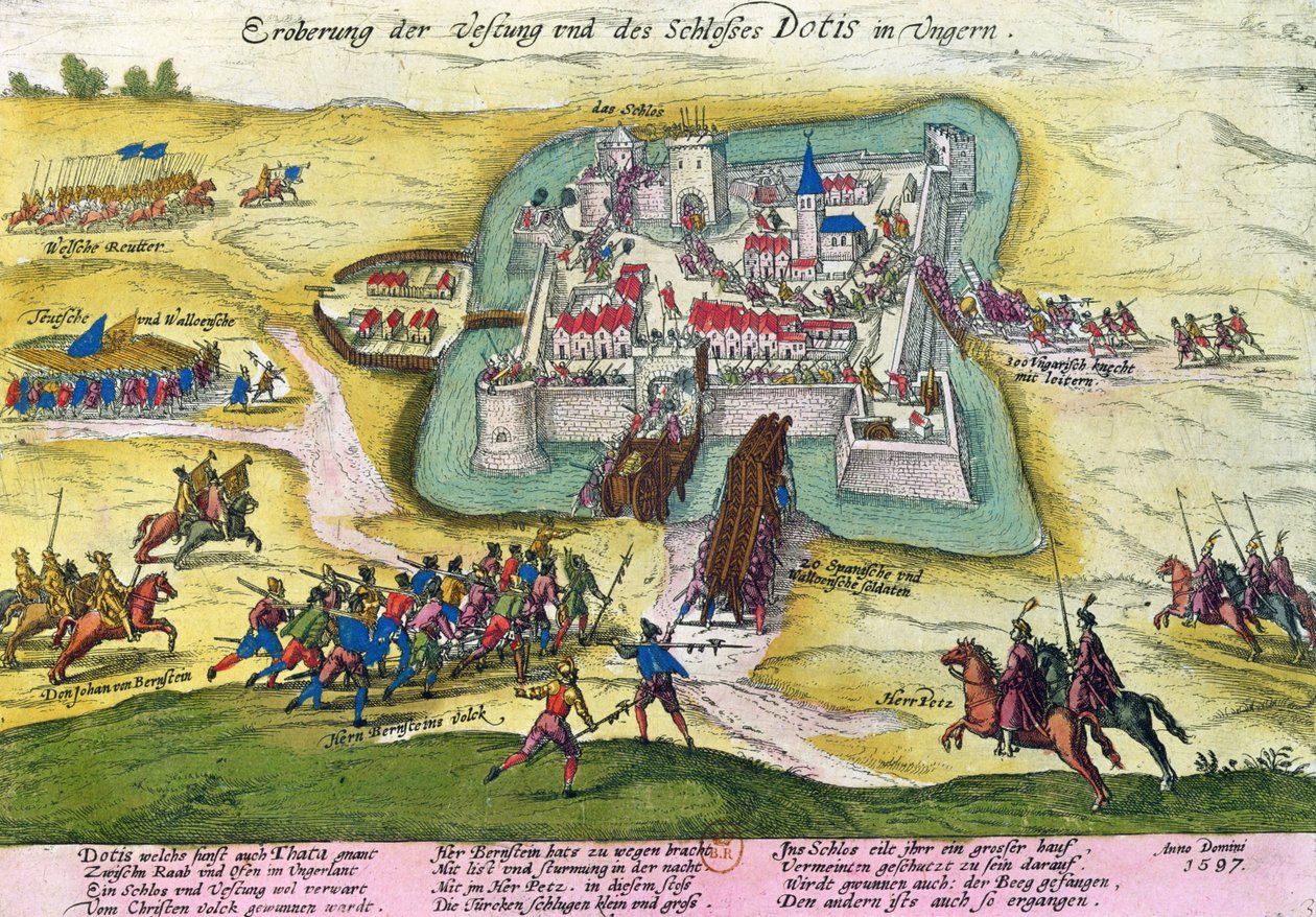 Tatan linnan piiritys vuonna 1597 tekijältä German School