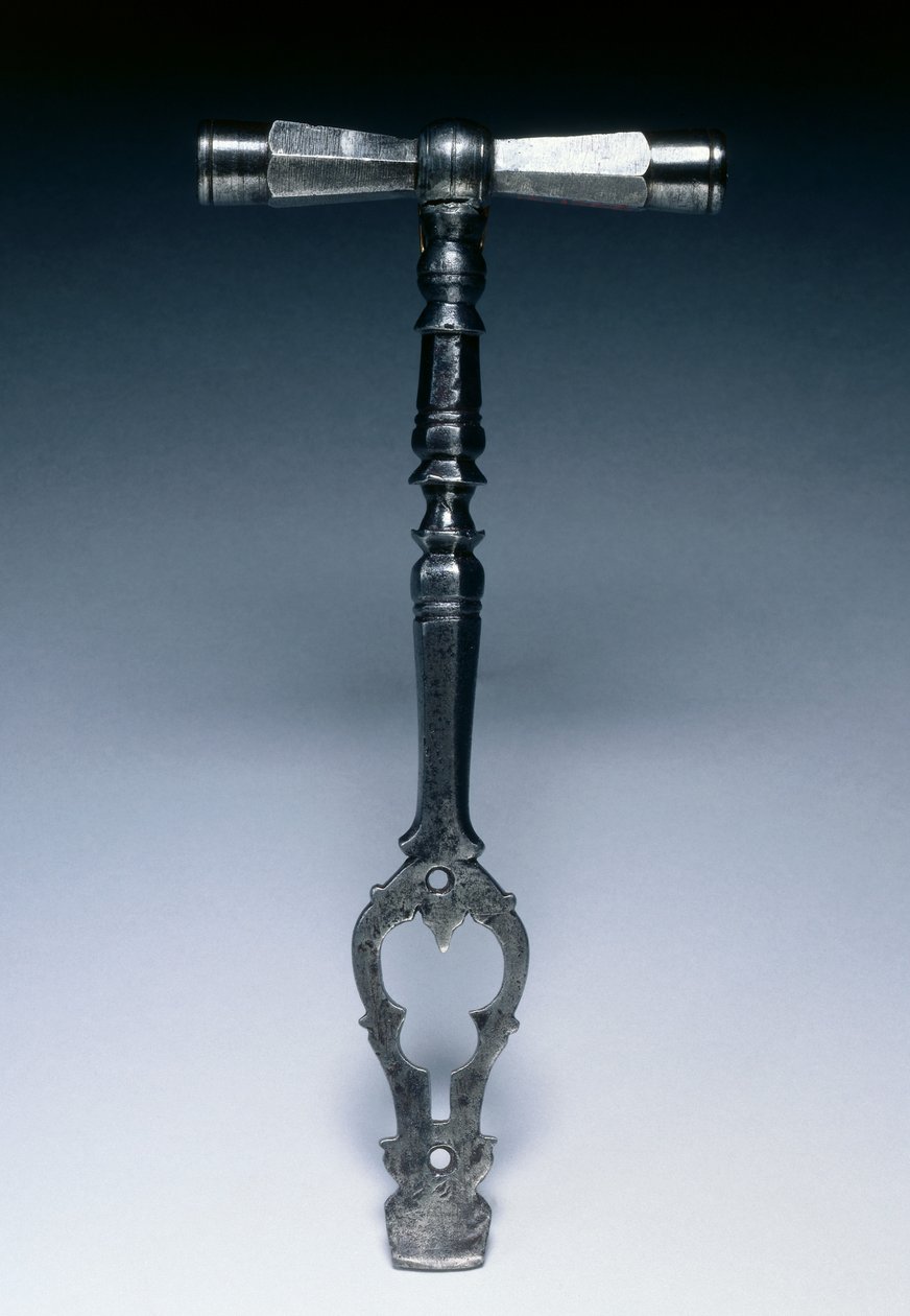 Kiintoavain pyöränlukituspistooliin, n. 1600-25 (teräs) tekijältä German School