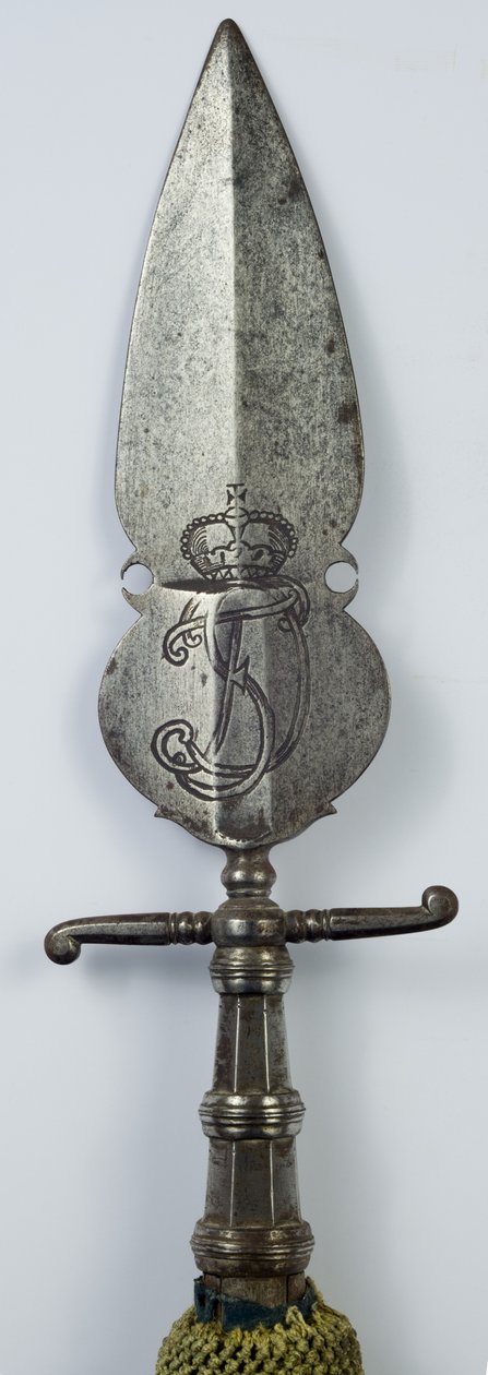 Spontoon, n. 1725-1750 (rauta, puu ja tekstiilit) tekijältä German School