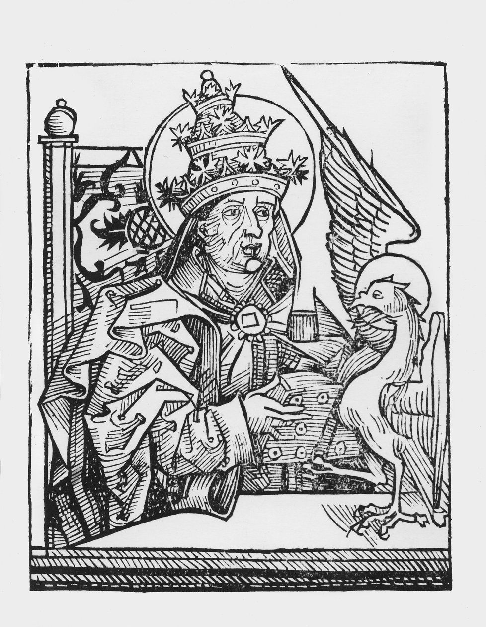 Pyhä Gregorius Suuri (n. 540–604) Hartmann Schedelin (1440–1514) Liber Chronicarumista 1493 tekijältä German School