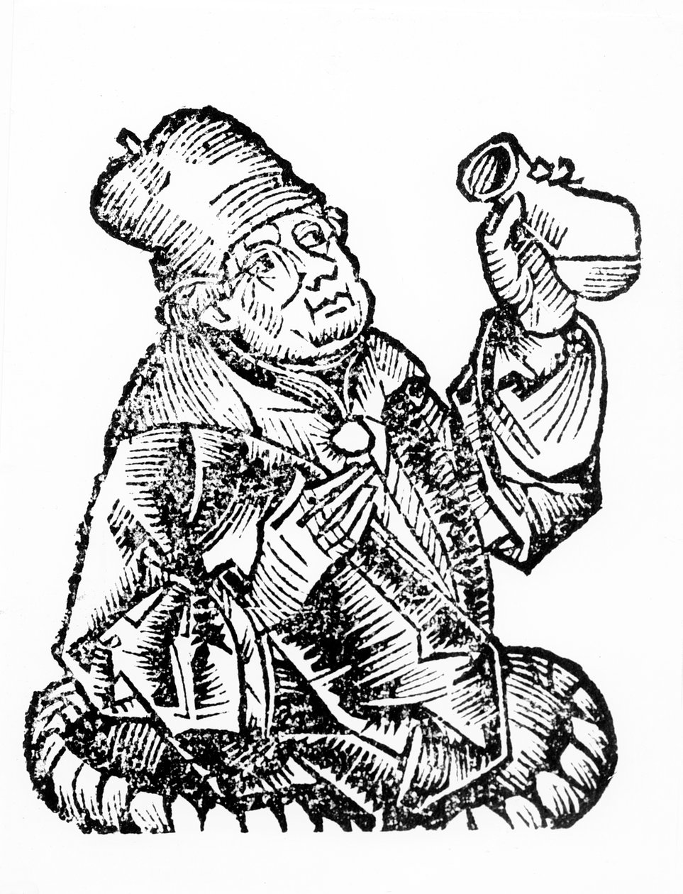 St. Jacob, Hartmann Schedelin (1440-1514) teoksesta "Liber Chronicarum" tekijältä German School
