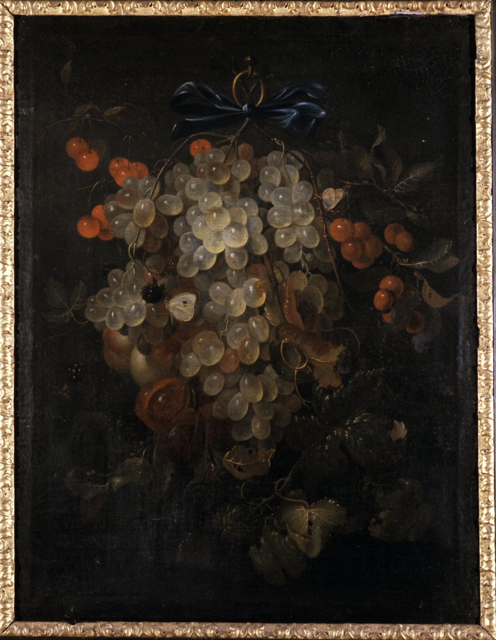 Asetelma hedelmien kanssa, 1701-1800 tekijältä German School