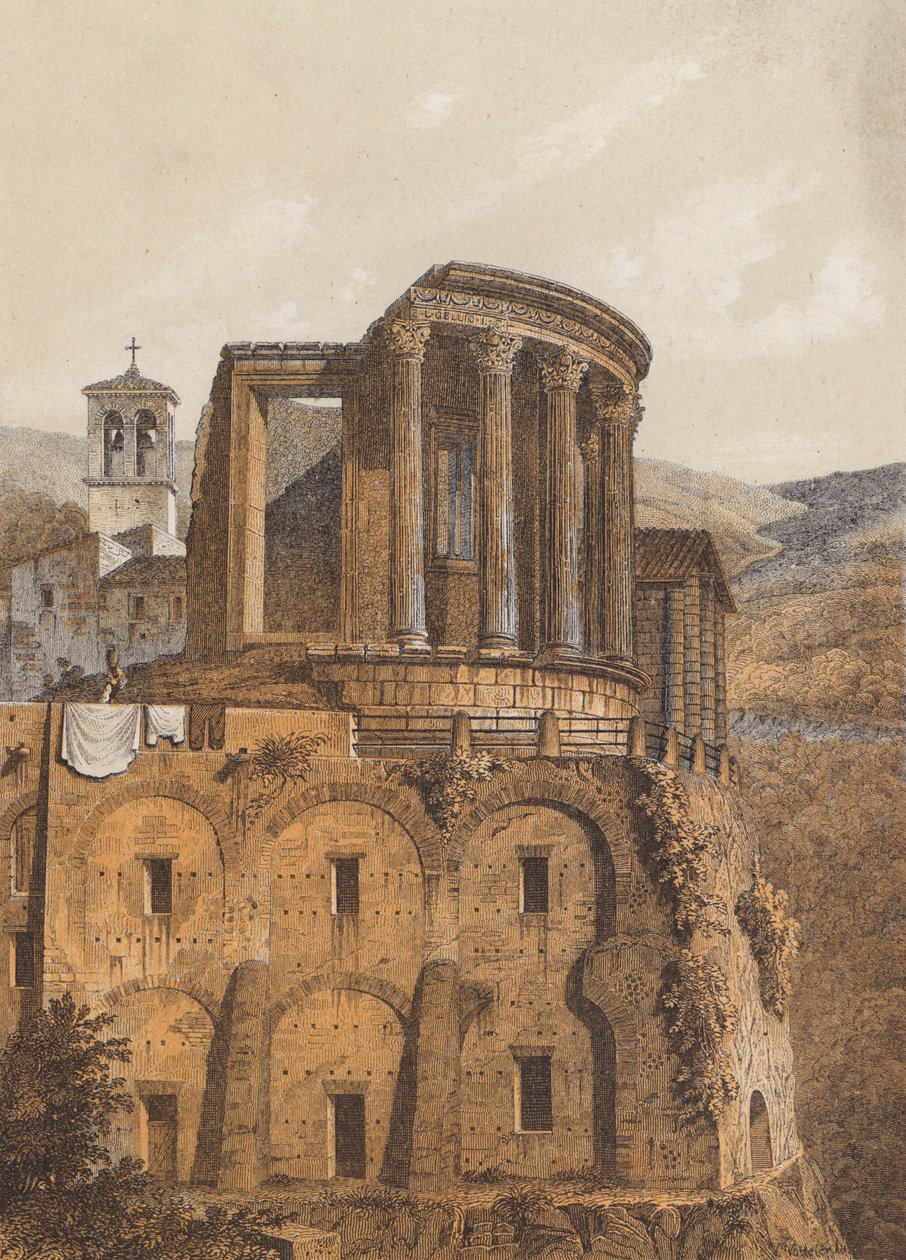 Vestan temppeli, Tivoli, Italia (värilitro) tekijältä German School