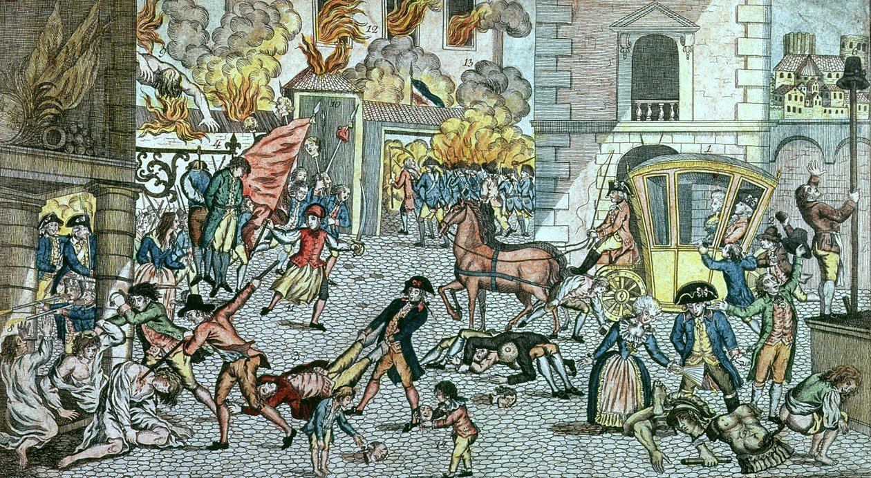 Kauheat julmuudet Pariisissa 10. elokuuta 1792 tekijältä German School