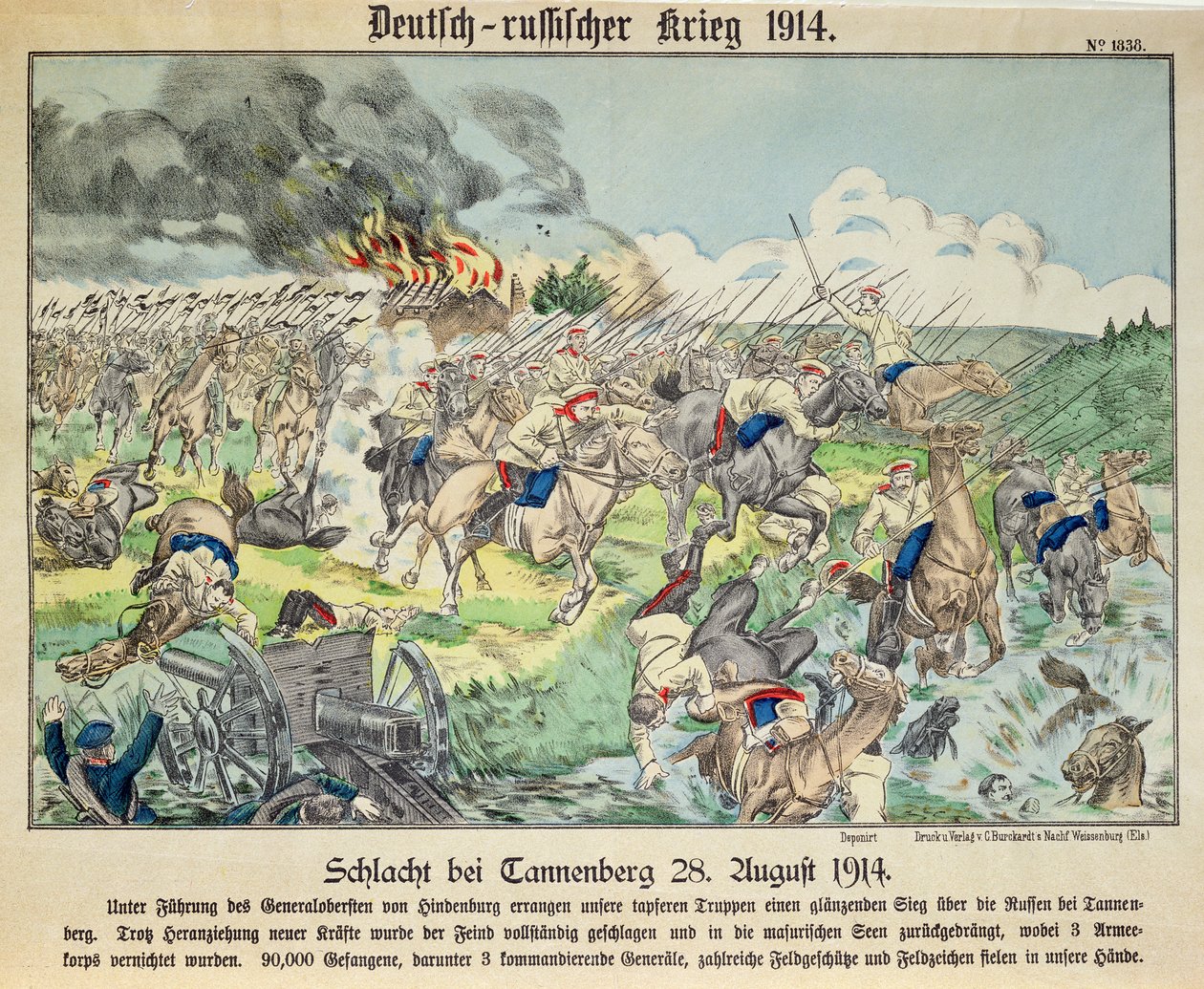 Tannenbergin taistelu, 24. elokuuta 1914 tekijältä German School