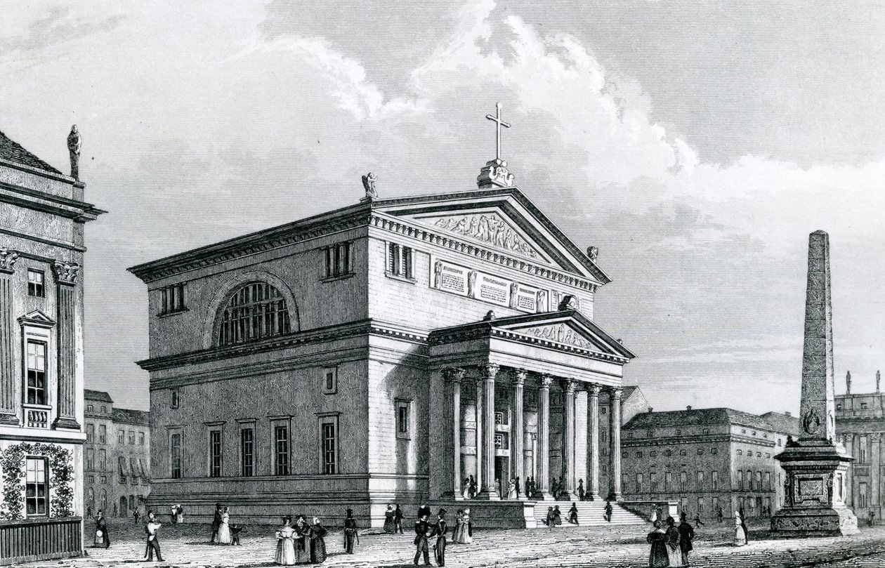 Pyhän Nikolauksen kirkko, Potsdam, Saksa (kaiverrus) tekijältä German School