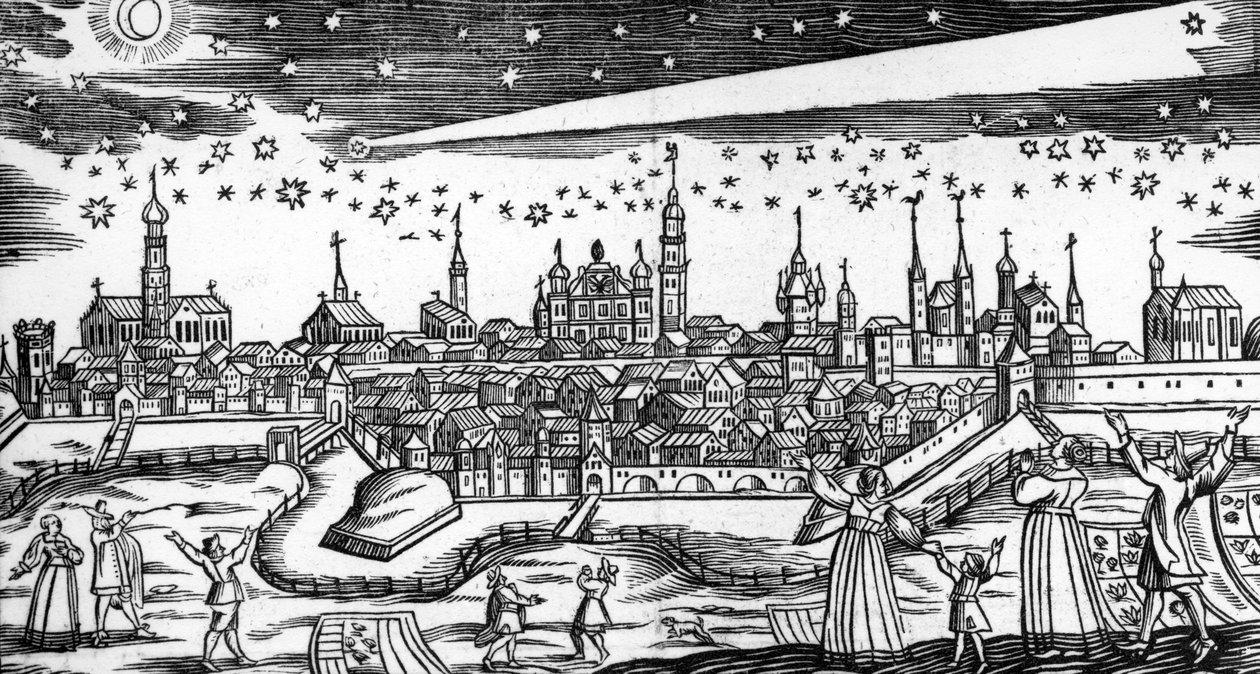 Bach Abrahamin kauhea komeetta vuodelta 1680 tekijältä German School