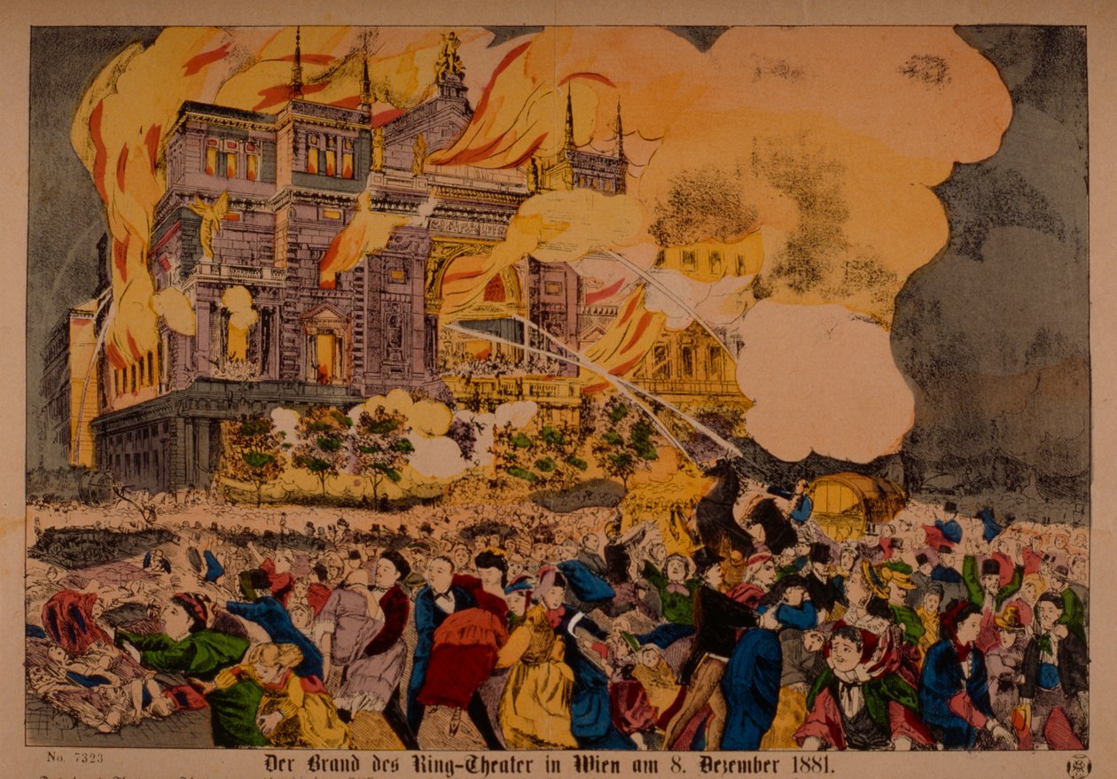 Suuri tulipalo Ringtheaterissa 8. joulukuuta 1881 Wienissä 1881 tekijältä German School