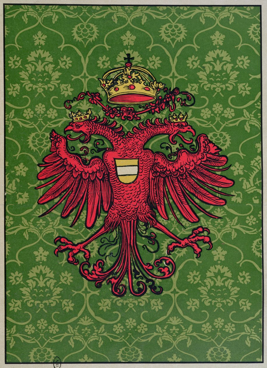 Maximilian I:n kaksipäinen kotka (1459-1519) tekijältä German School