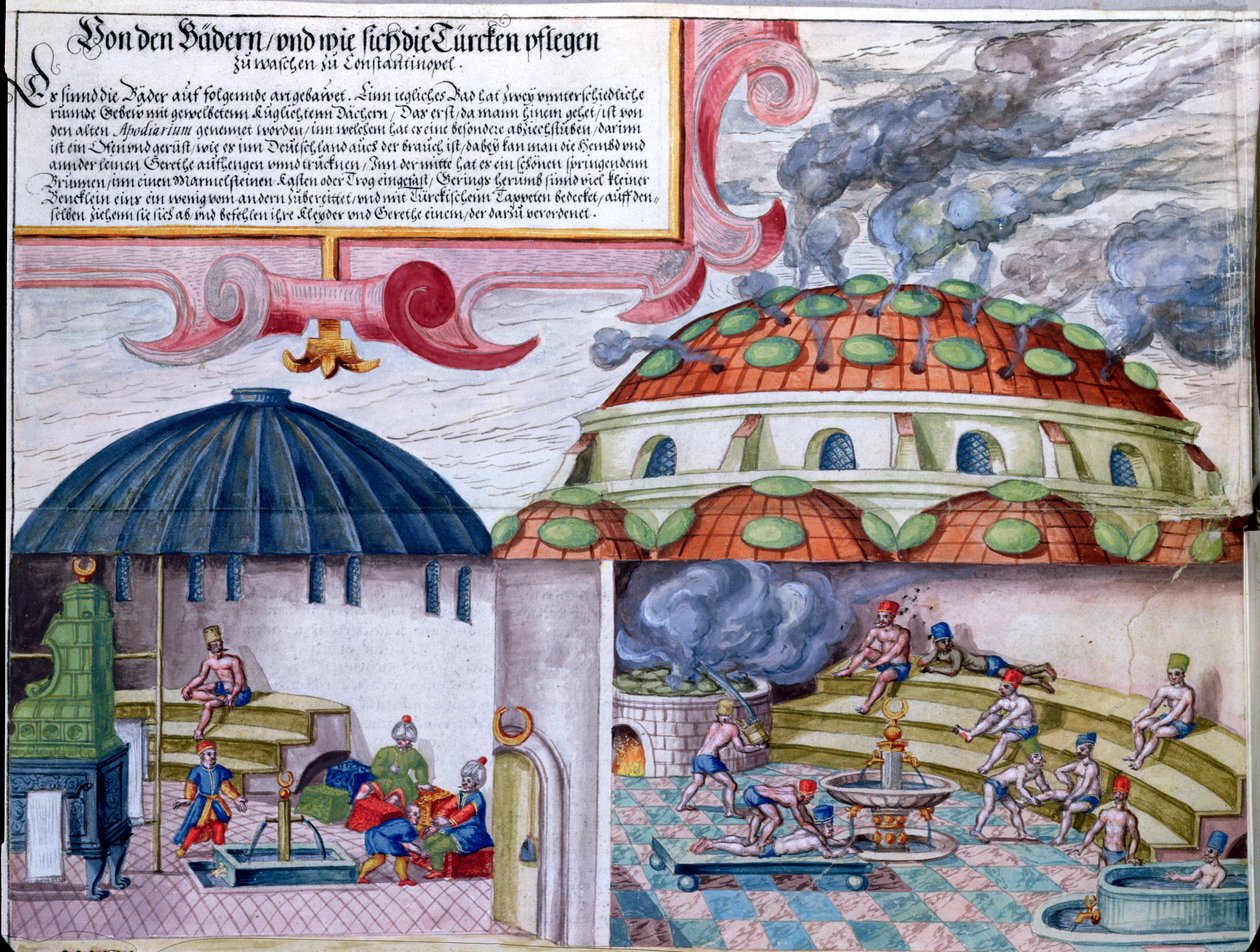 Turkkilainen kylpylä, 1500-luvun loppu (wc paperilla) tekijältä German School